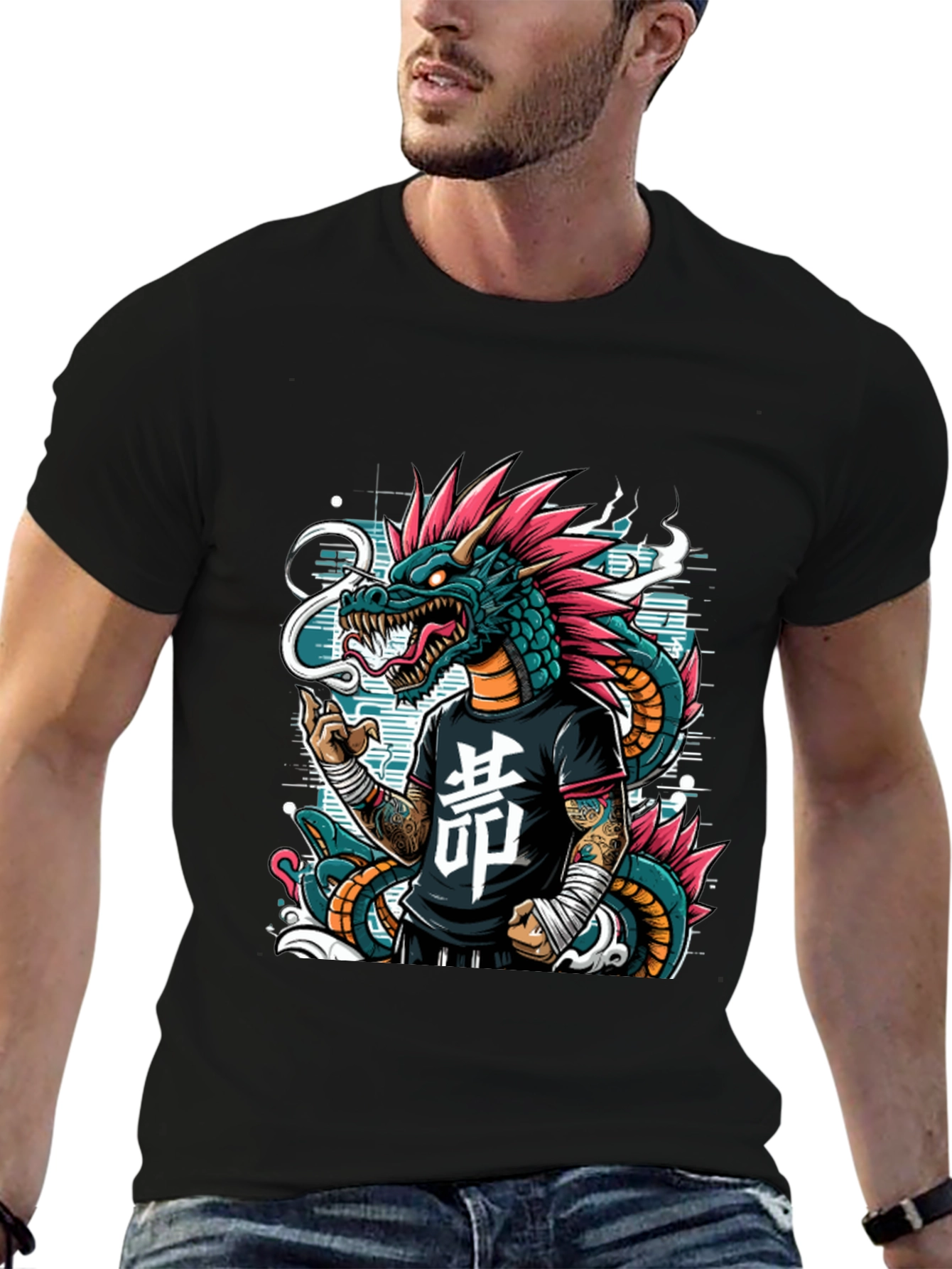 Dragon Fighter Graphic Tee