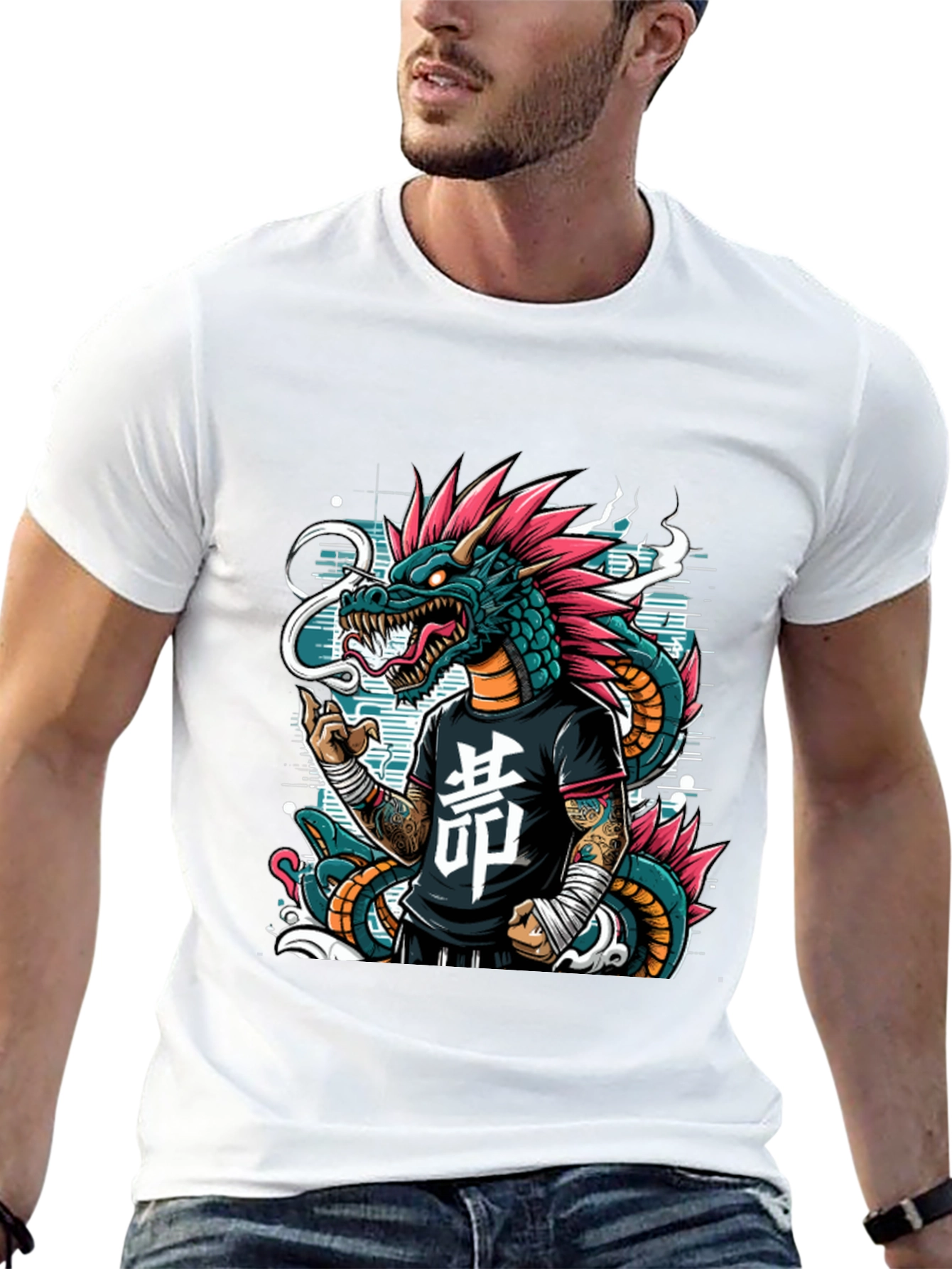 Dragon Fighter Graphic Tee