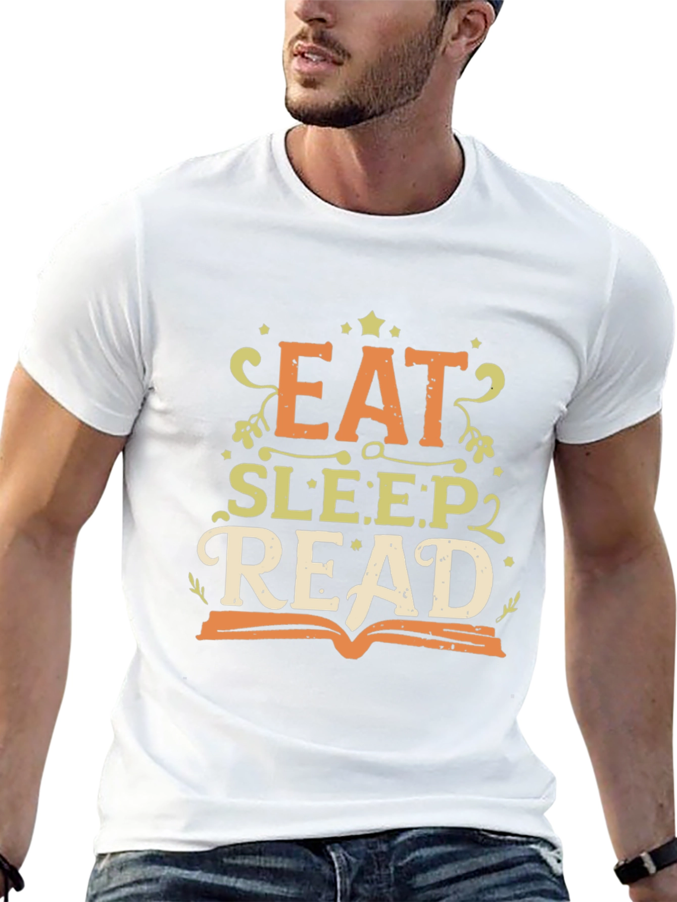 Eat Sleep Read Black T-Shirt