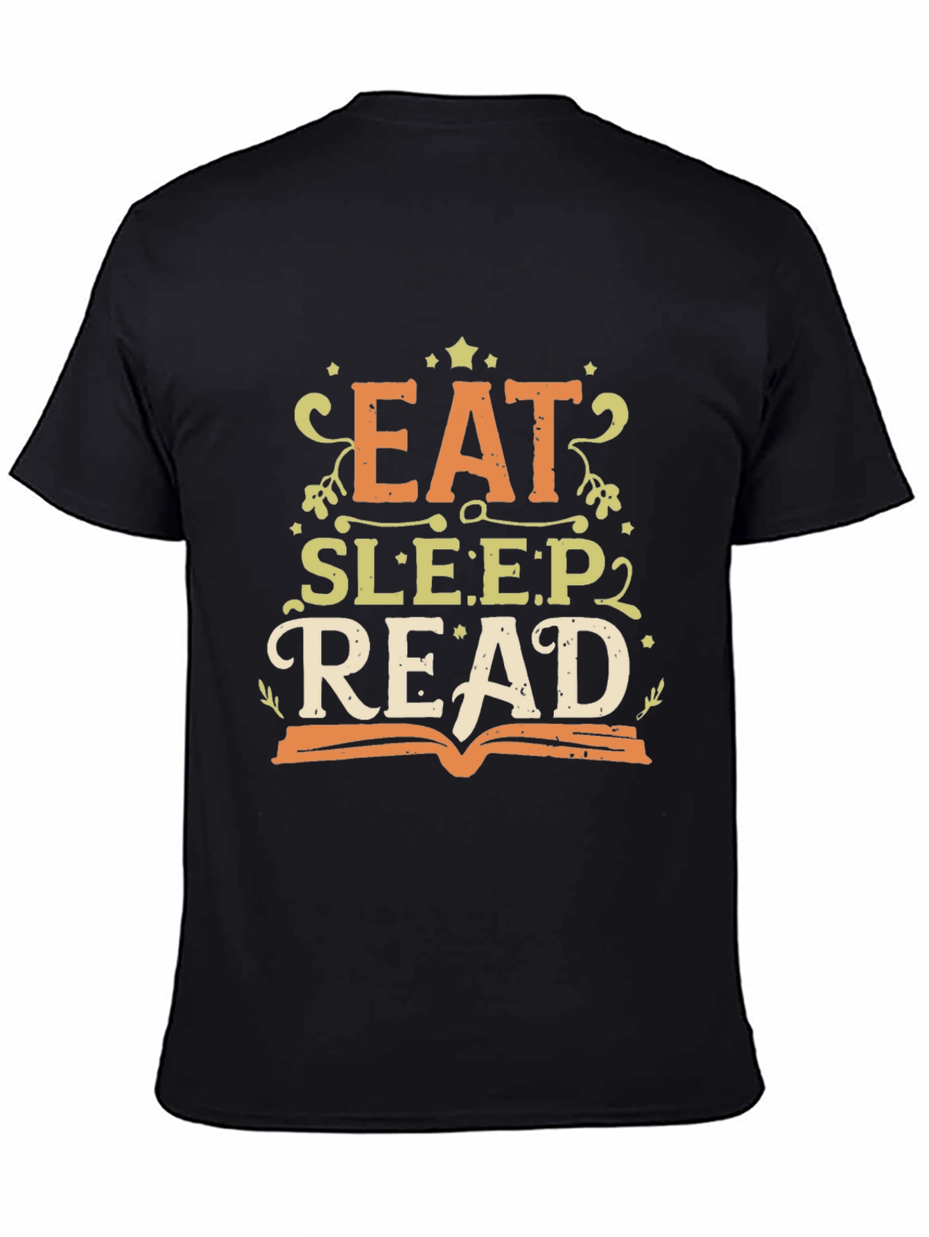 Eat Sleep Read Black T-Shirt
