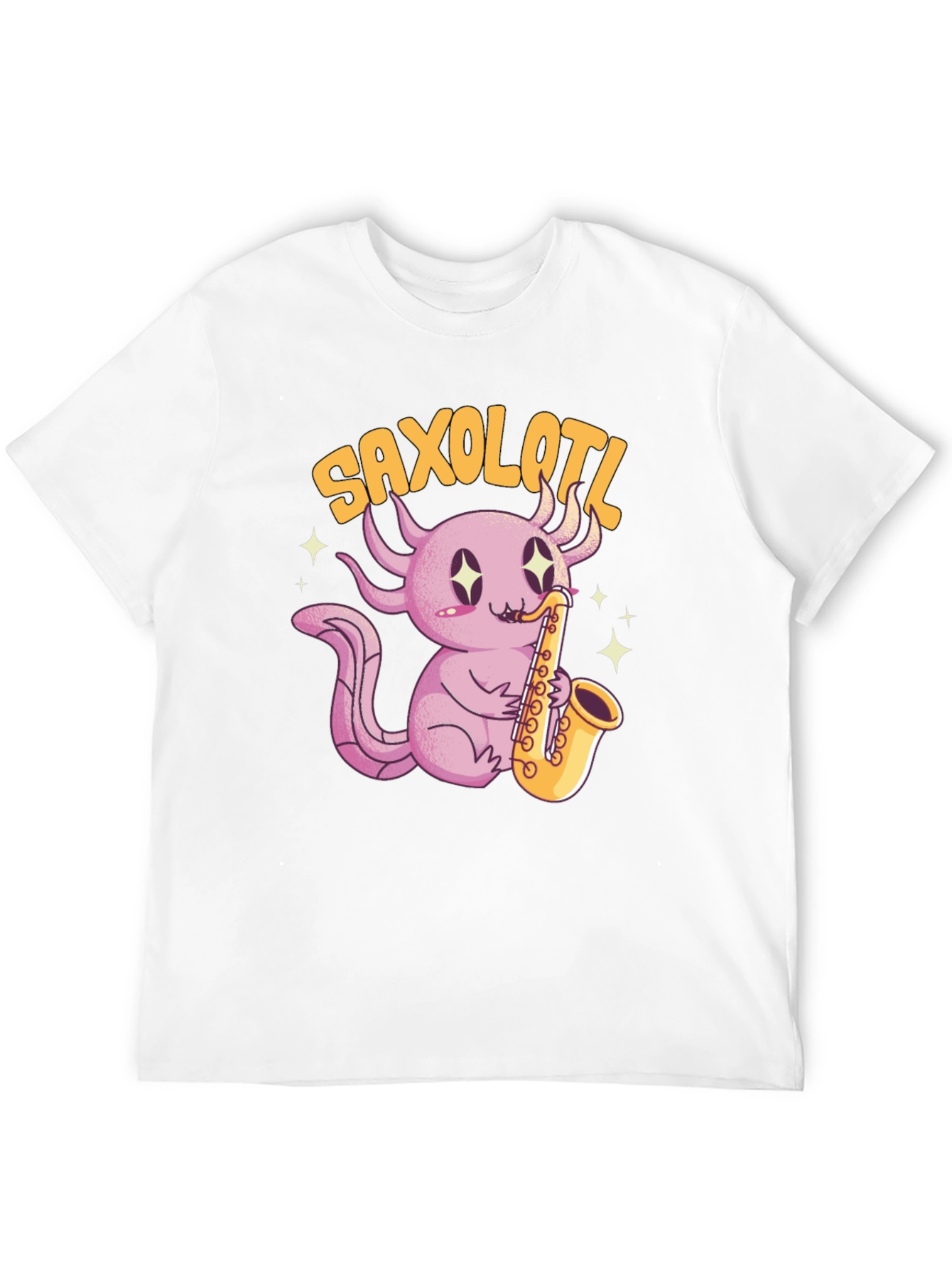 Saxolotl T-Shirt - Musical Axolotl