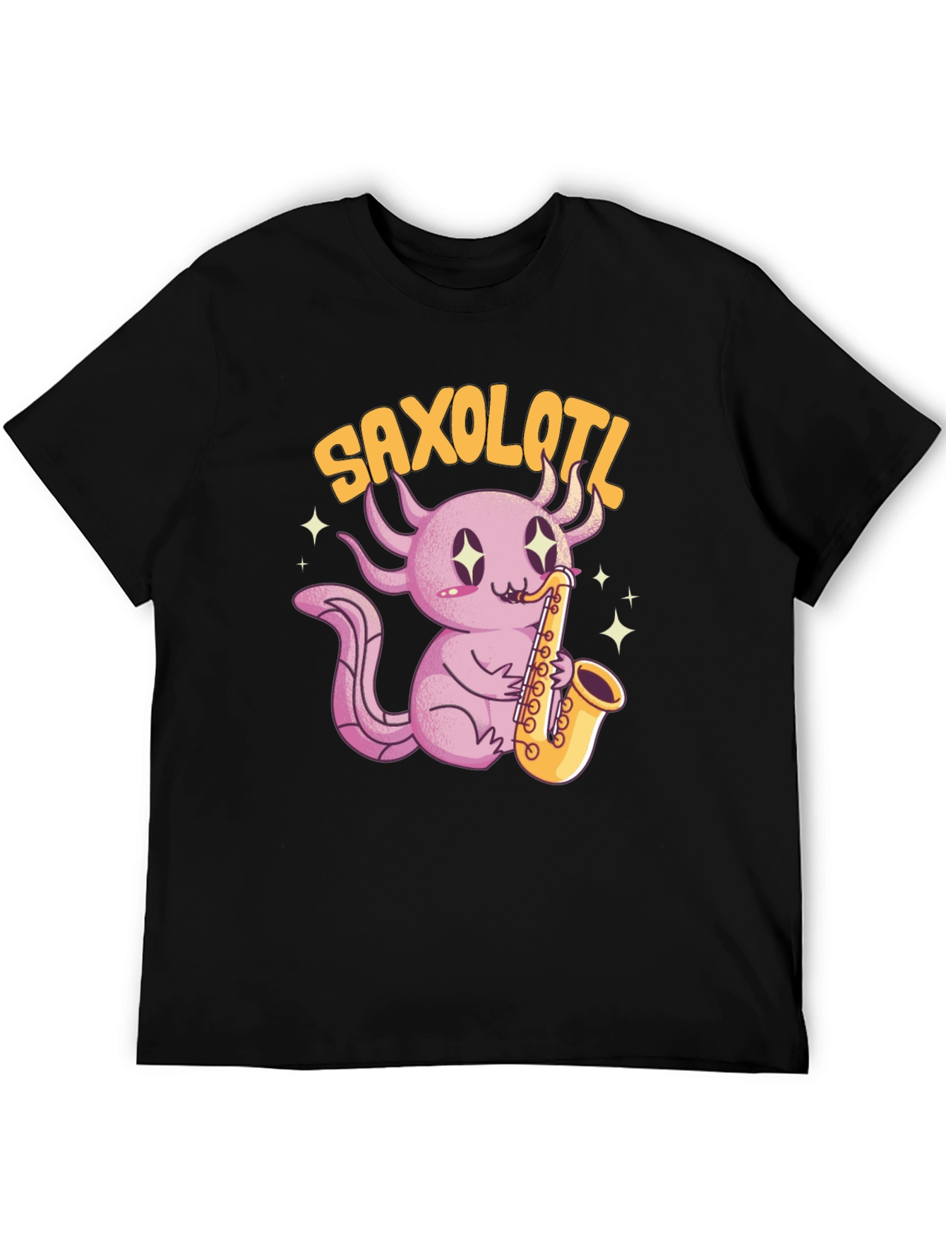Saxolotl T-Shirt - Musical Axolotl