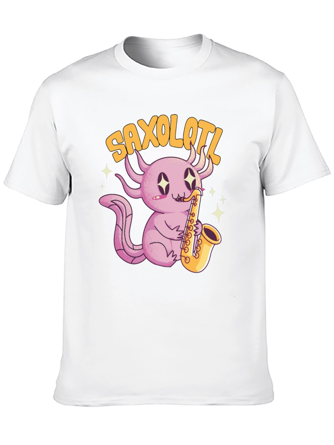 Saxolotl T-Shirt - Musical Axolotl
