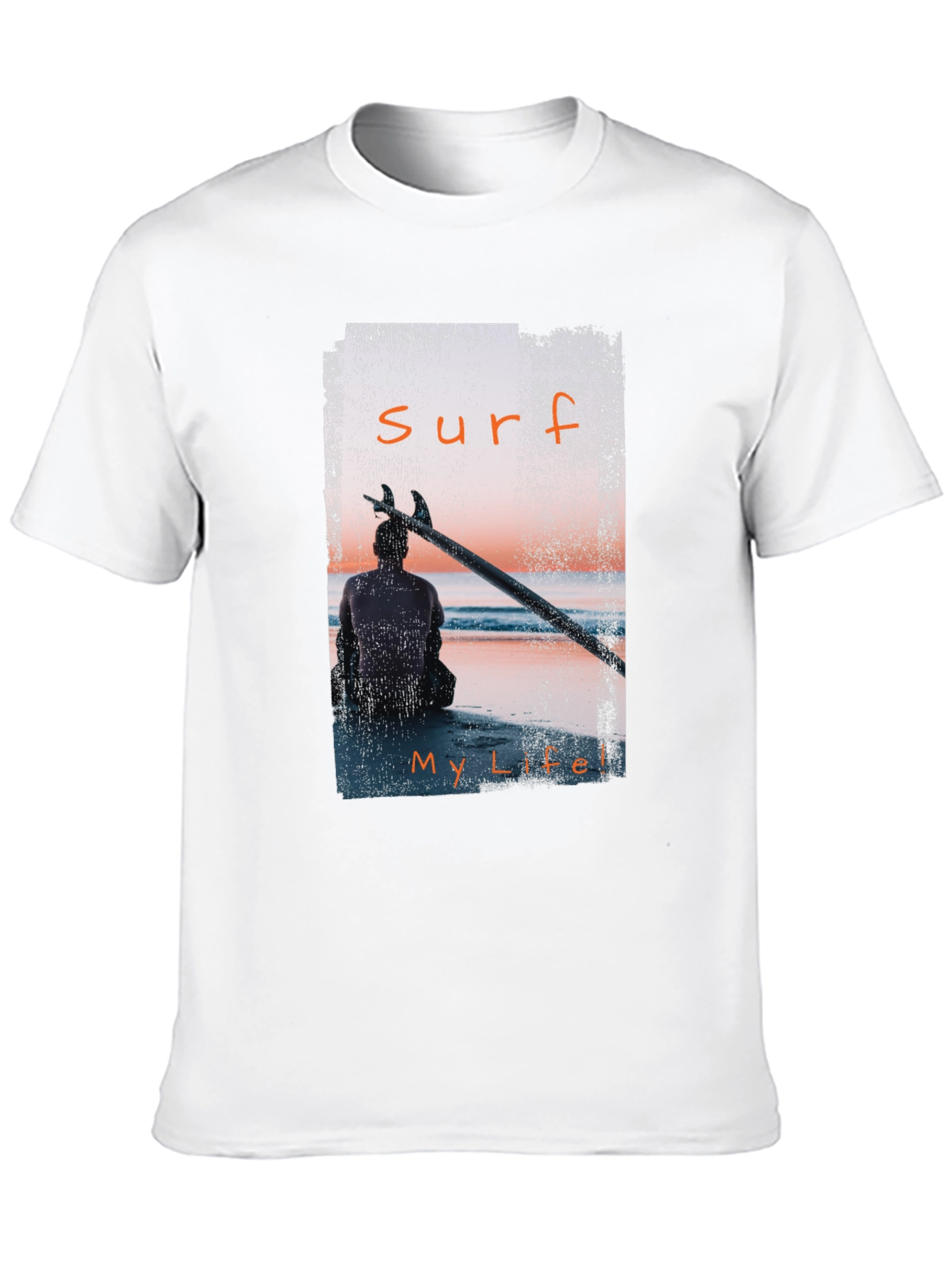 Surf My Life Black T-Shirt