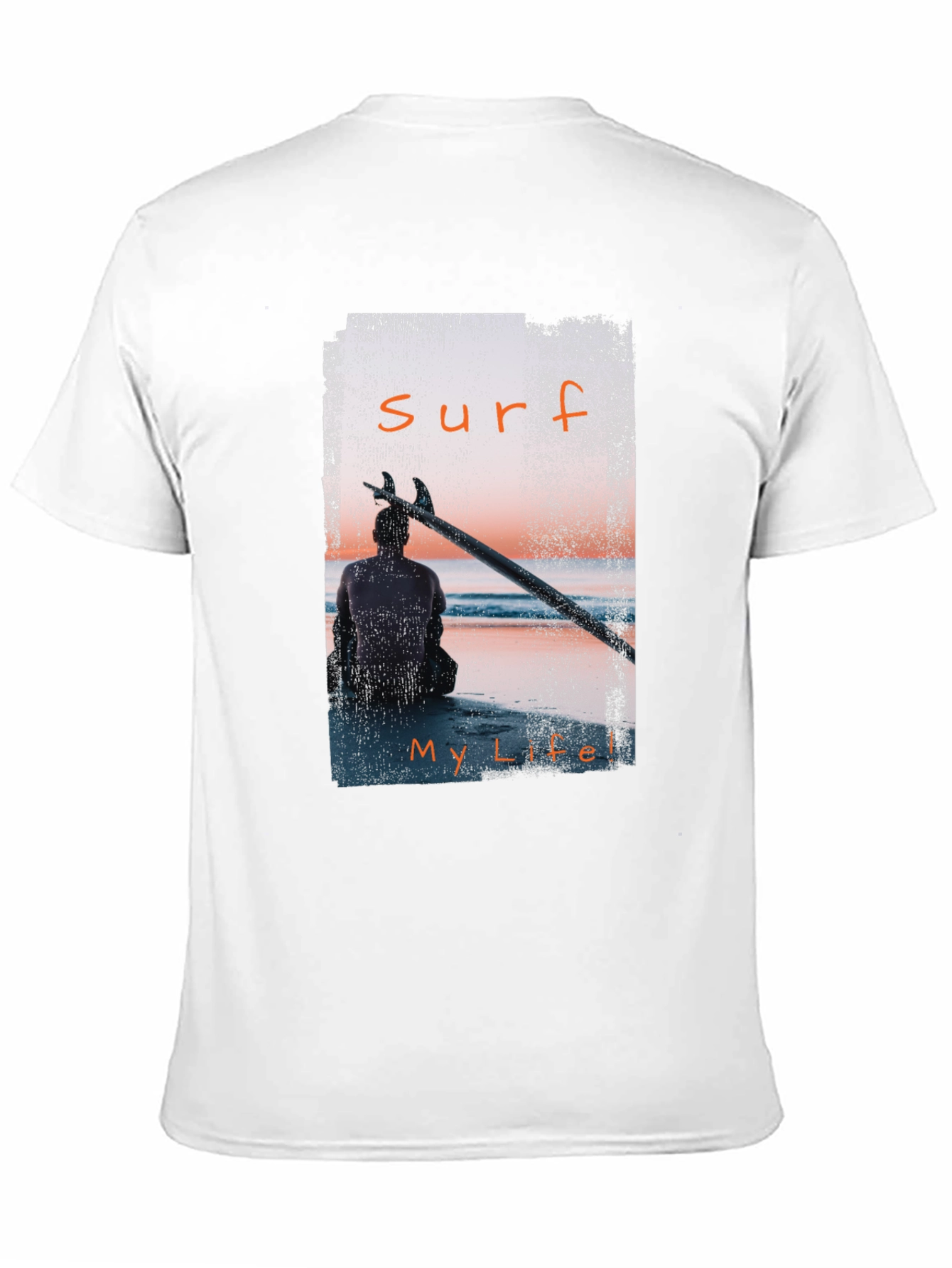 Surf My Life Black T-Shirt