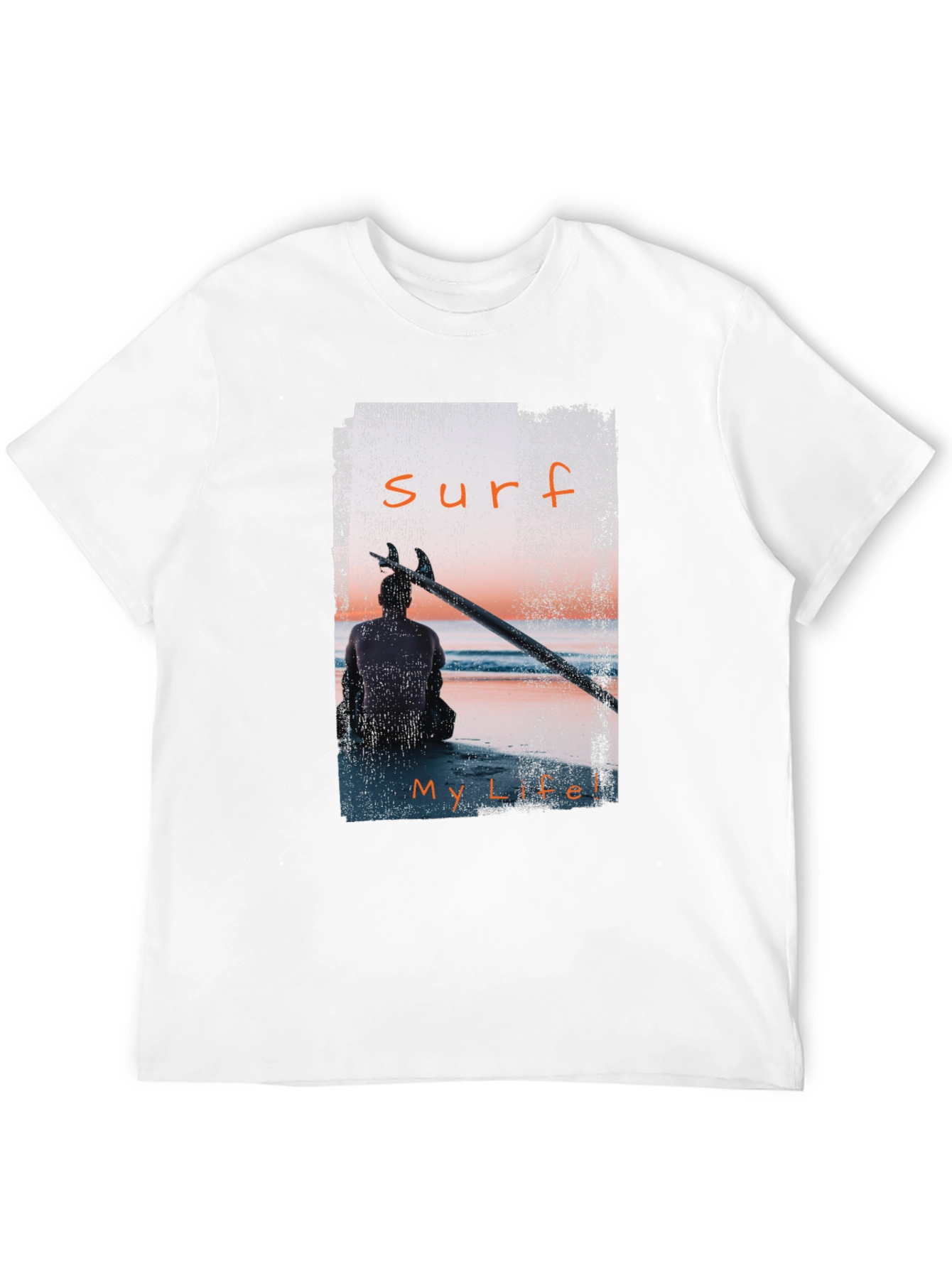 Surf My Life Black T-Shirt