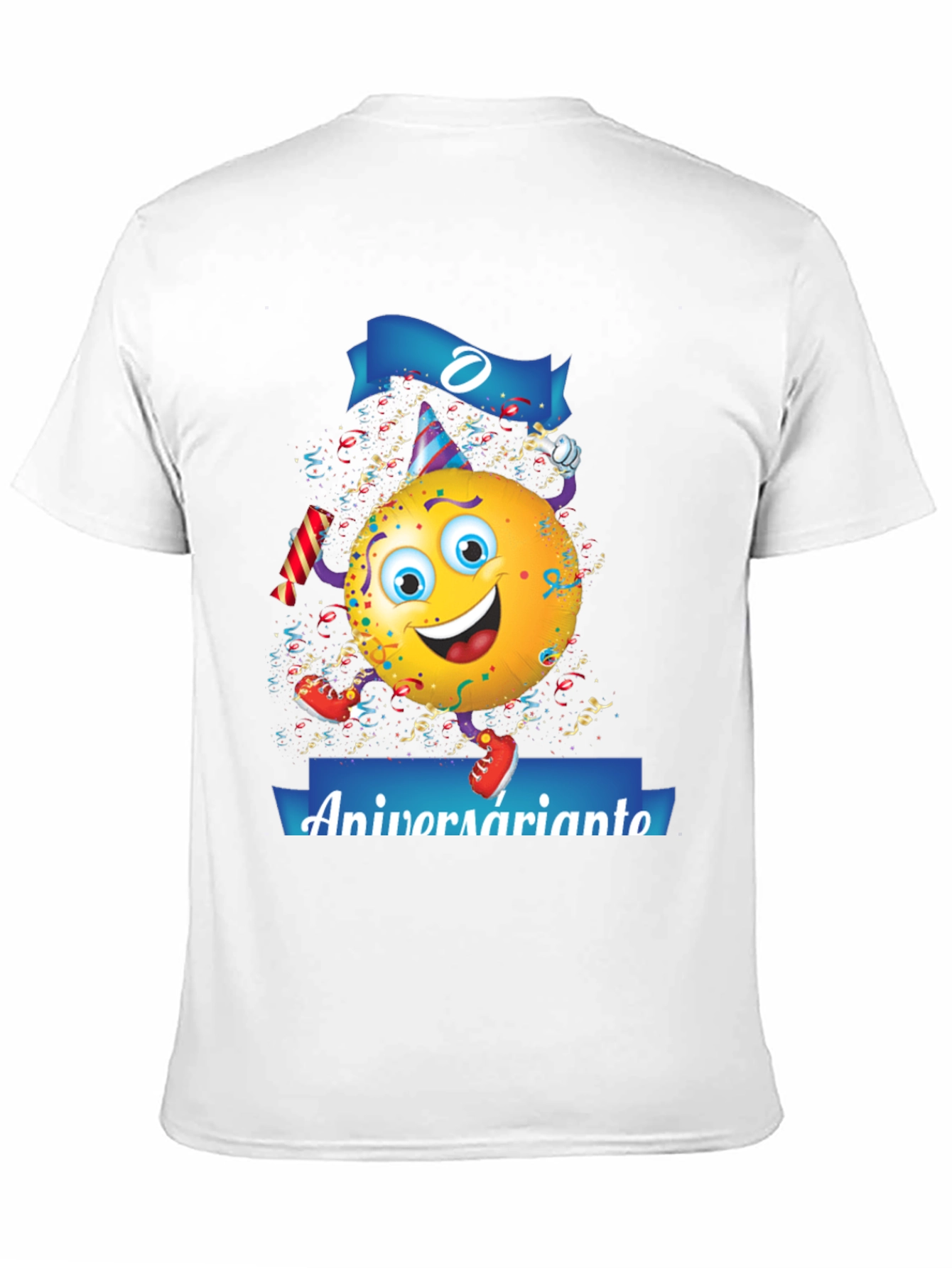 Funny Birthday Emoji T-Shirt - Aniversariante