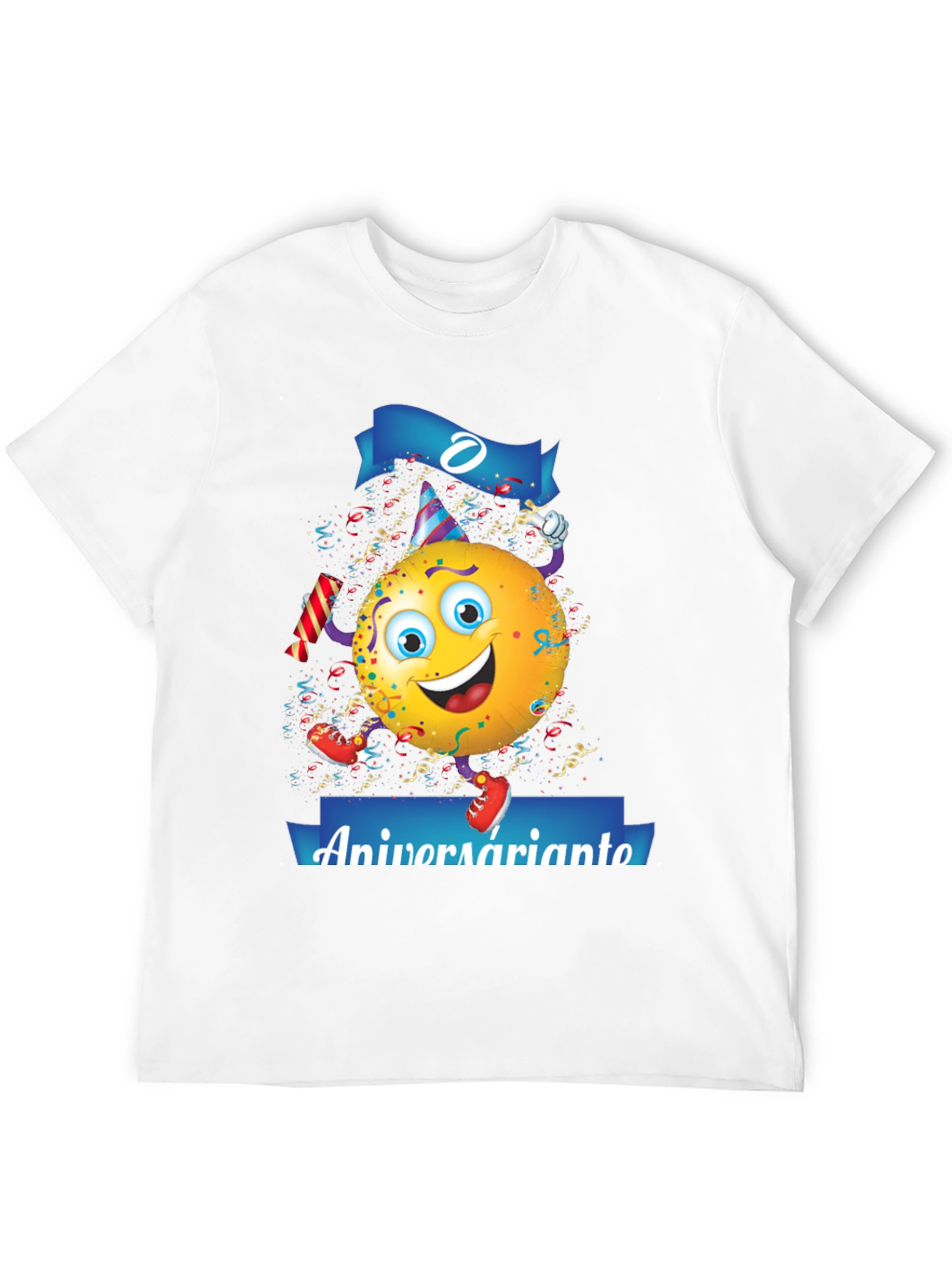 Funny Birthday Emoji T-Shirt - Aniversariante