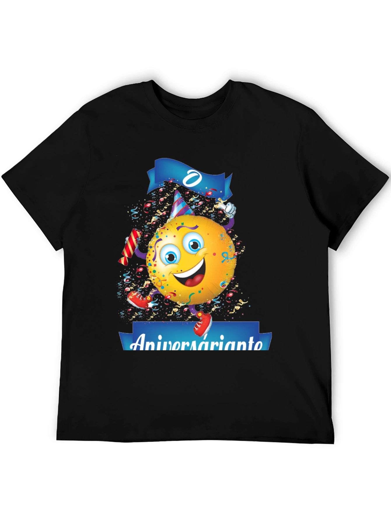 Funny Birthday Emoji T-Shirt - Aniversariante