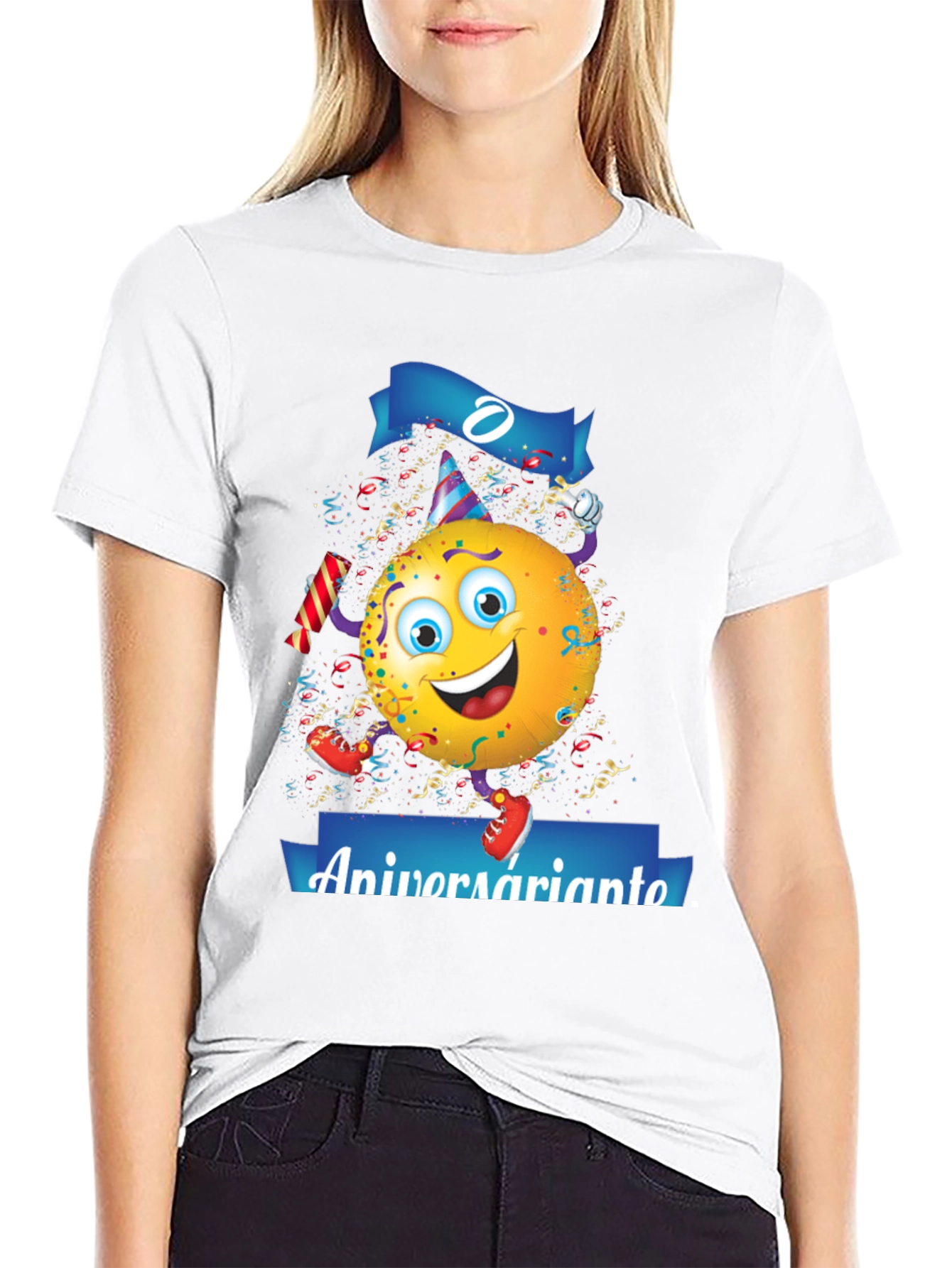Funny Birthday Emoji T-Shirt - Aniversariante