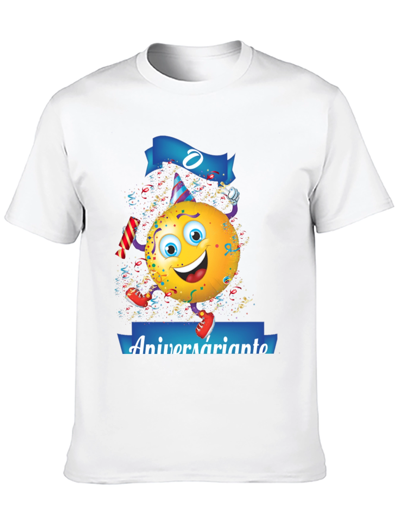 Funny Birthday Emoji T-Shirt - Aniversariante