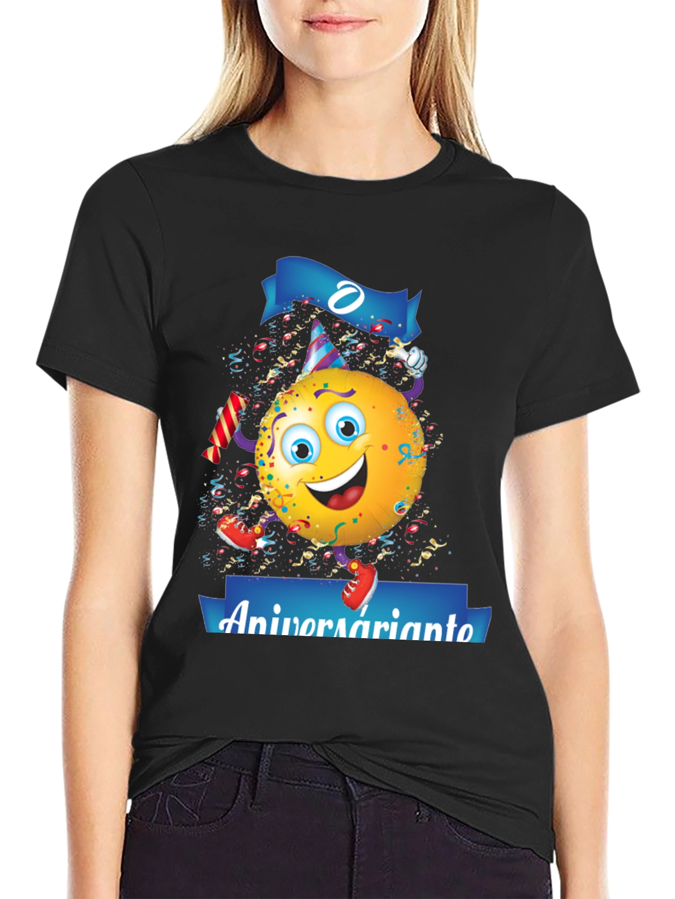 Funny Birthday Emoji T-Shirt - Aniversariante