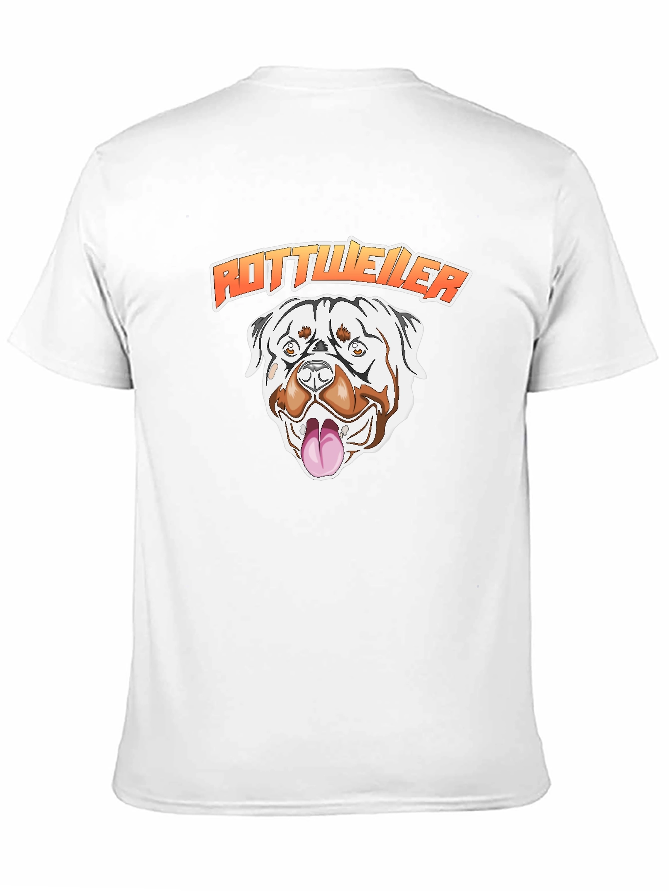Rottweiler Dog Graphic T-Shirt - Black