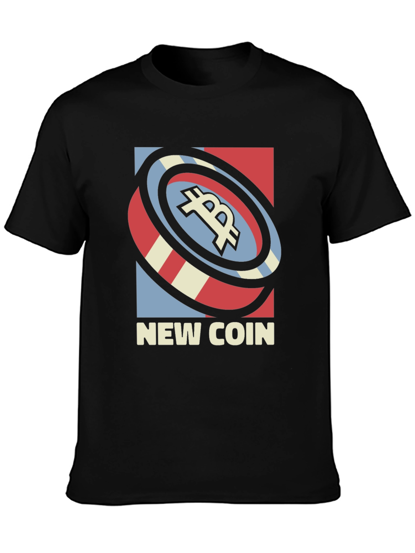 New Coin Graphic T-Shirt - Crypto Tee
