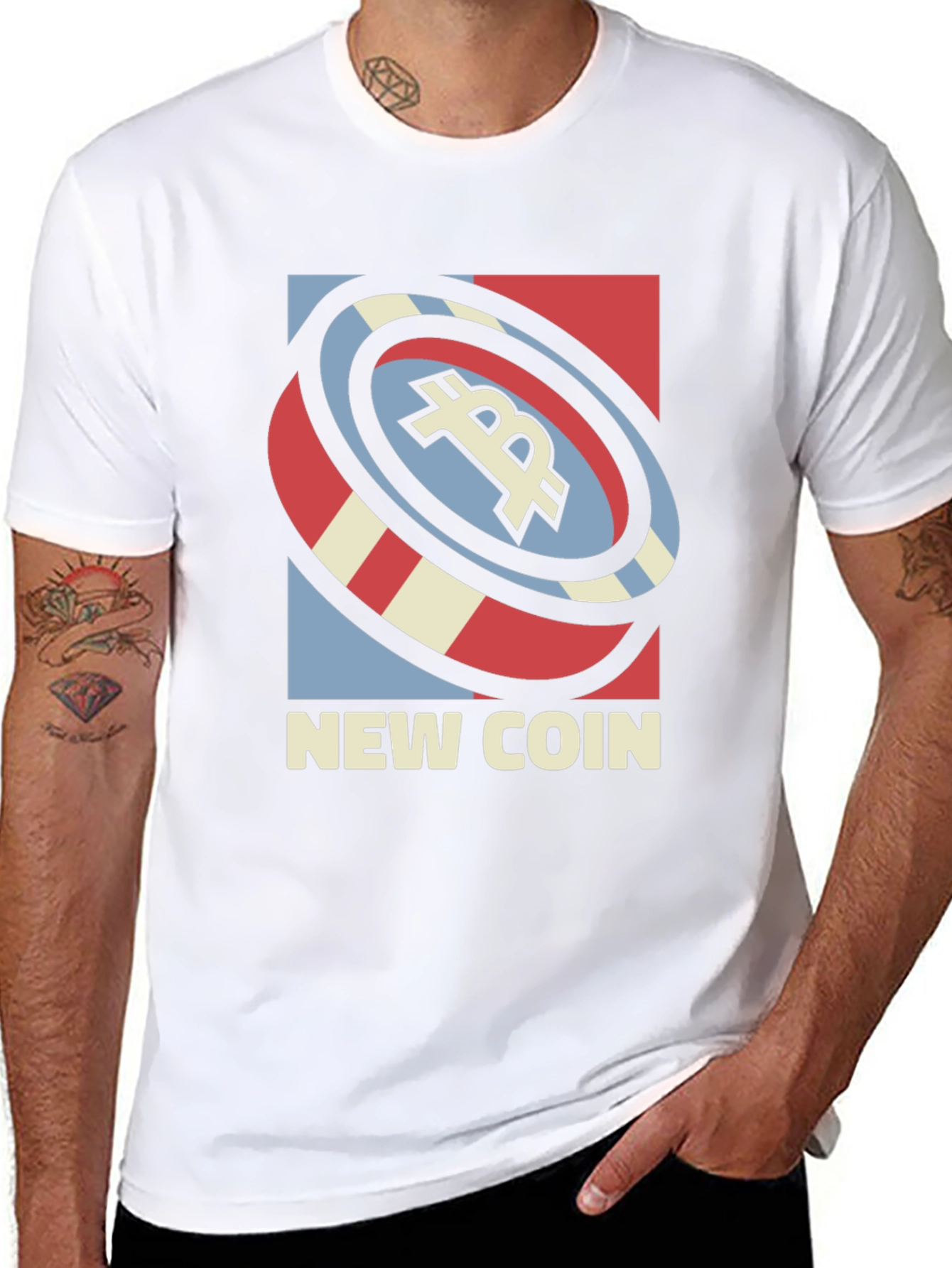 New Coin Graphic T-Shirt - Crypto Tee
