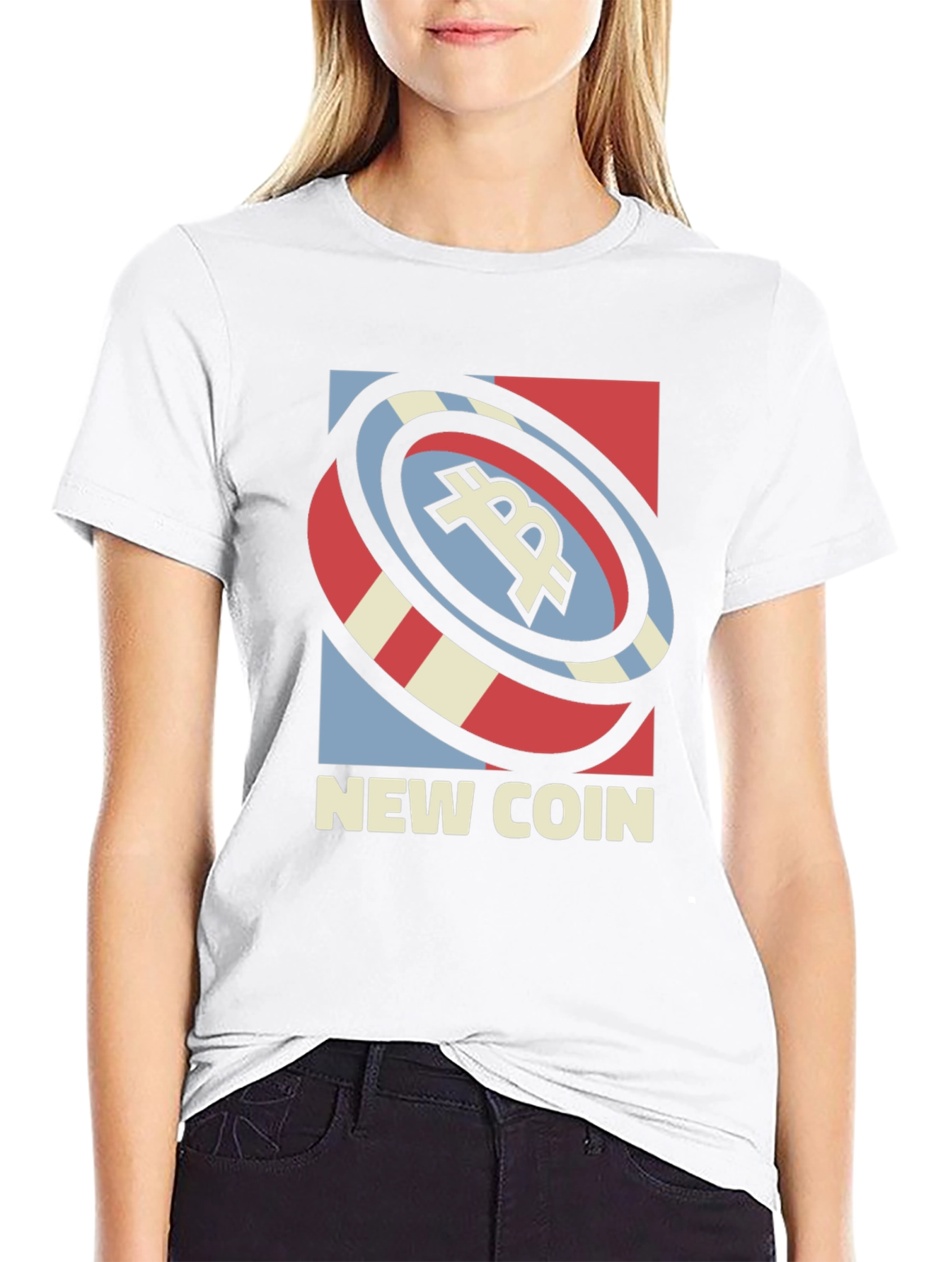 New Coin Graphic T-Shirt - Crypto Tee