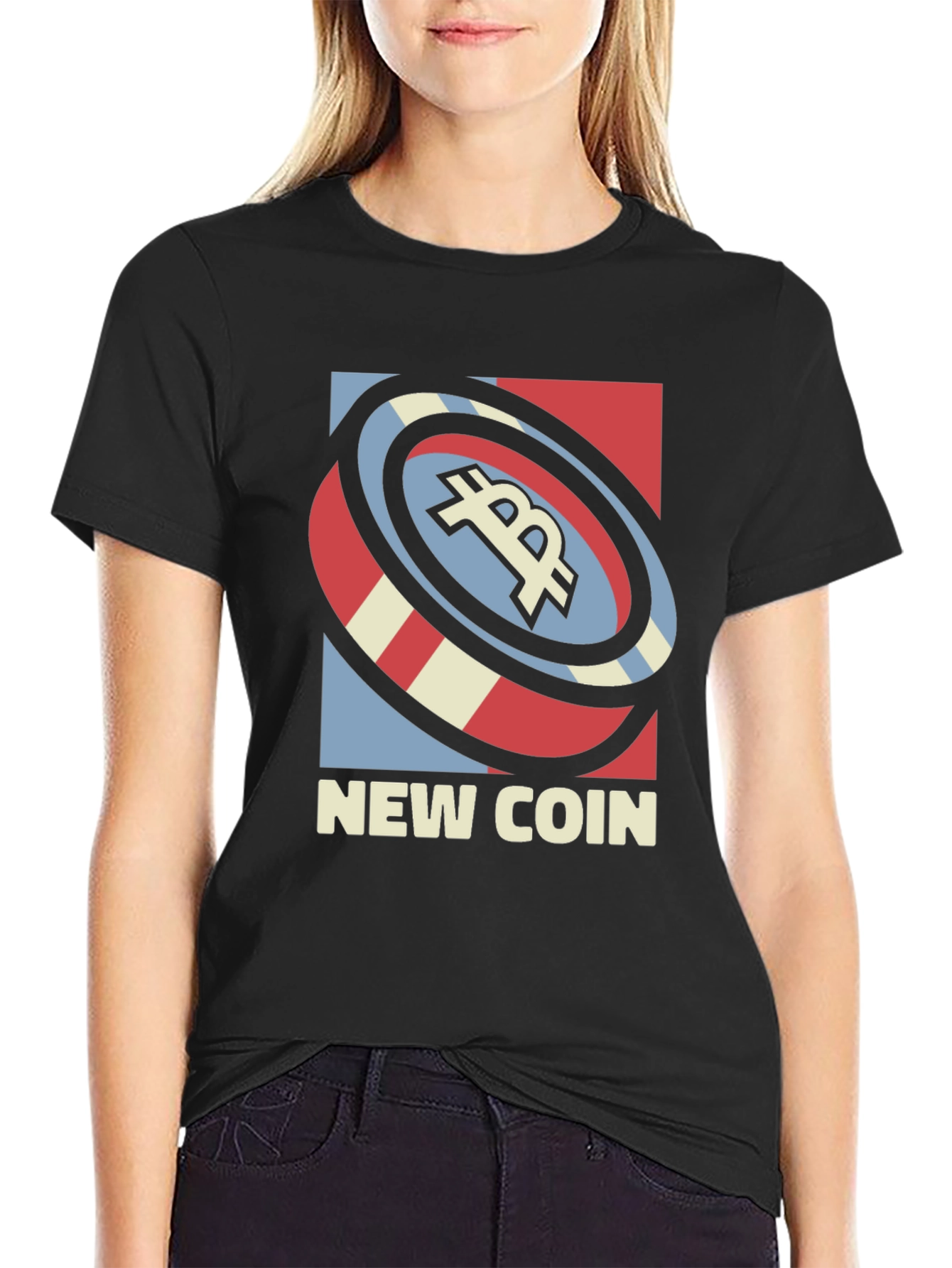 New Coin Graphic T-Shirt - Crypto Tee