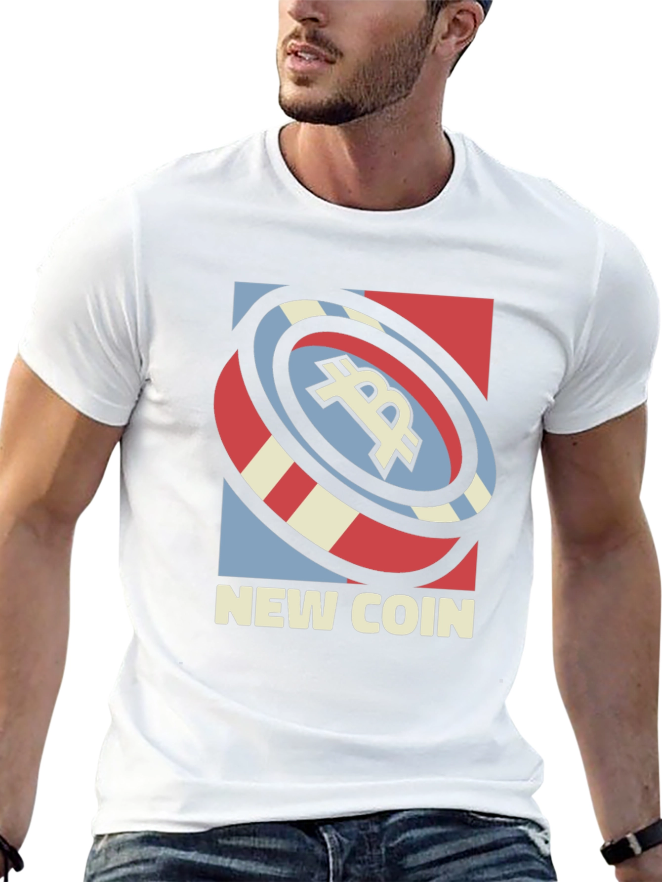 New Coin Graphic T-Shirt - Crypto Tee