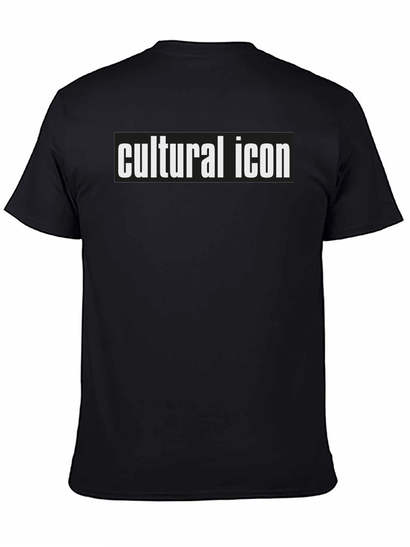 Cultural Icon Black T-Shirt | Stylish Mens Tee