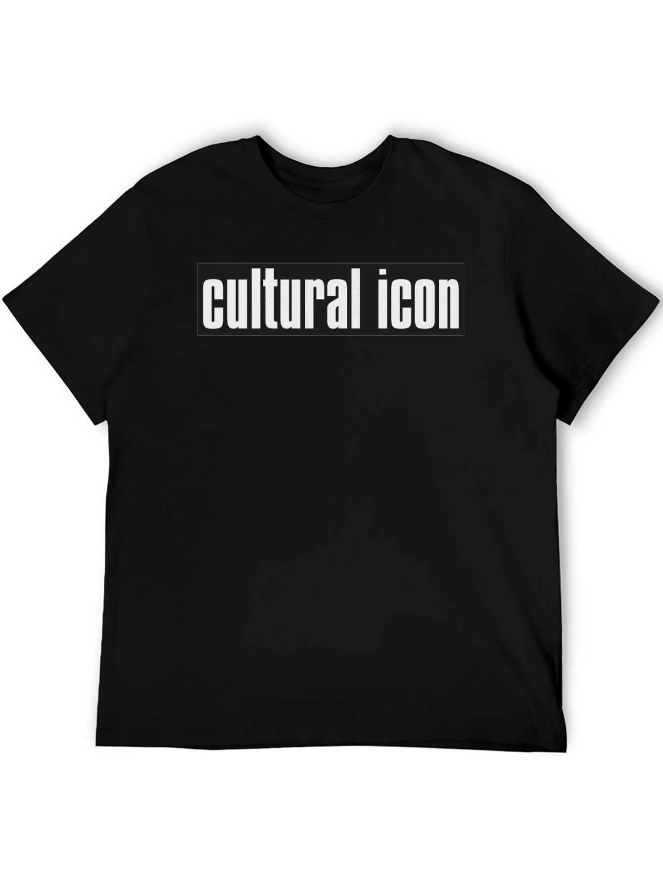Cultural Icon Black T-Shirt | Stylish Mens Tee