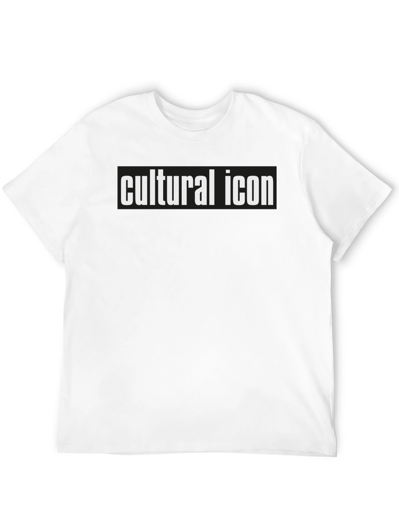 Cultural Icon Black T-Shirt | Stylish Mens Tee