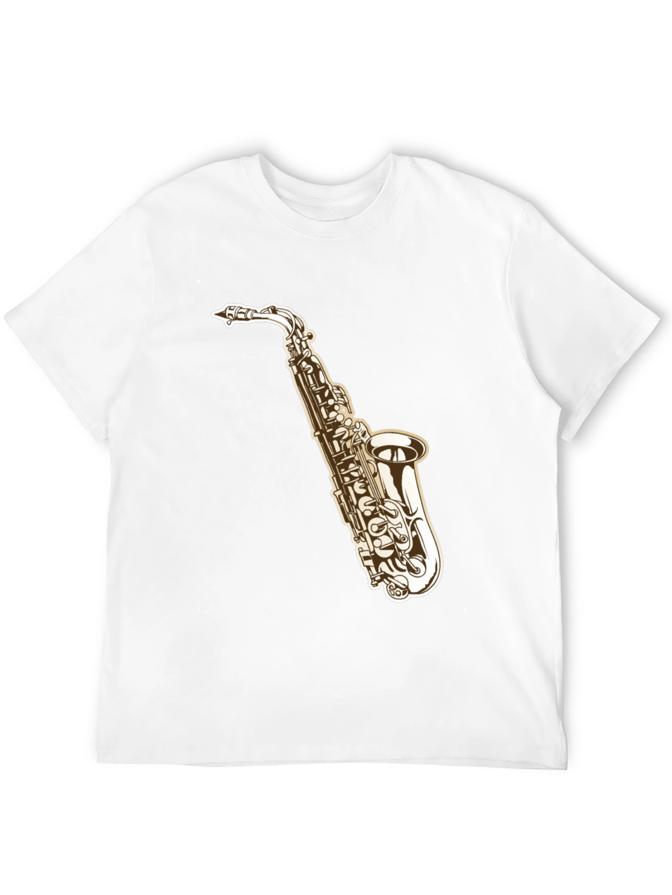 Saxophone Graphic Tee - Cool Musical Shirt