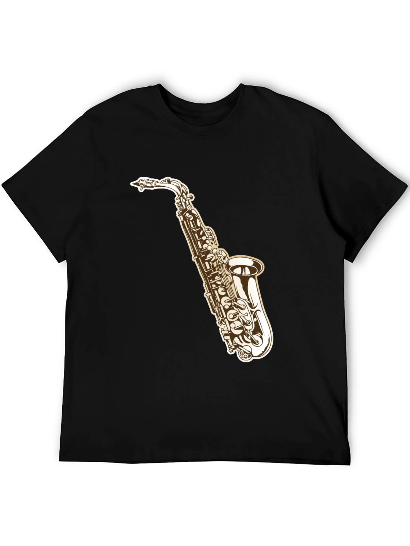 Saxophone Graphic Tee - Cool Musical Shirt