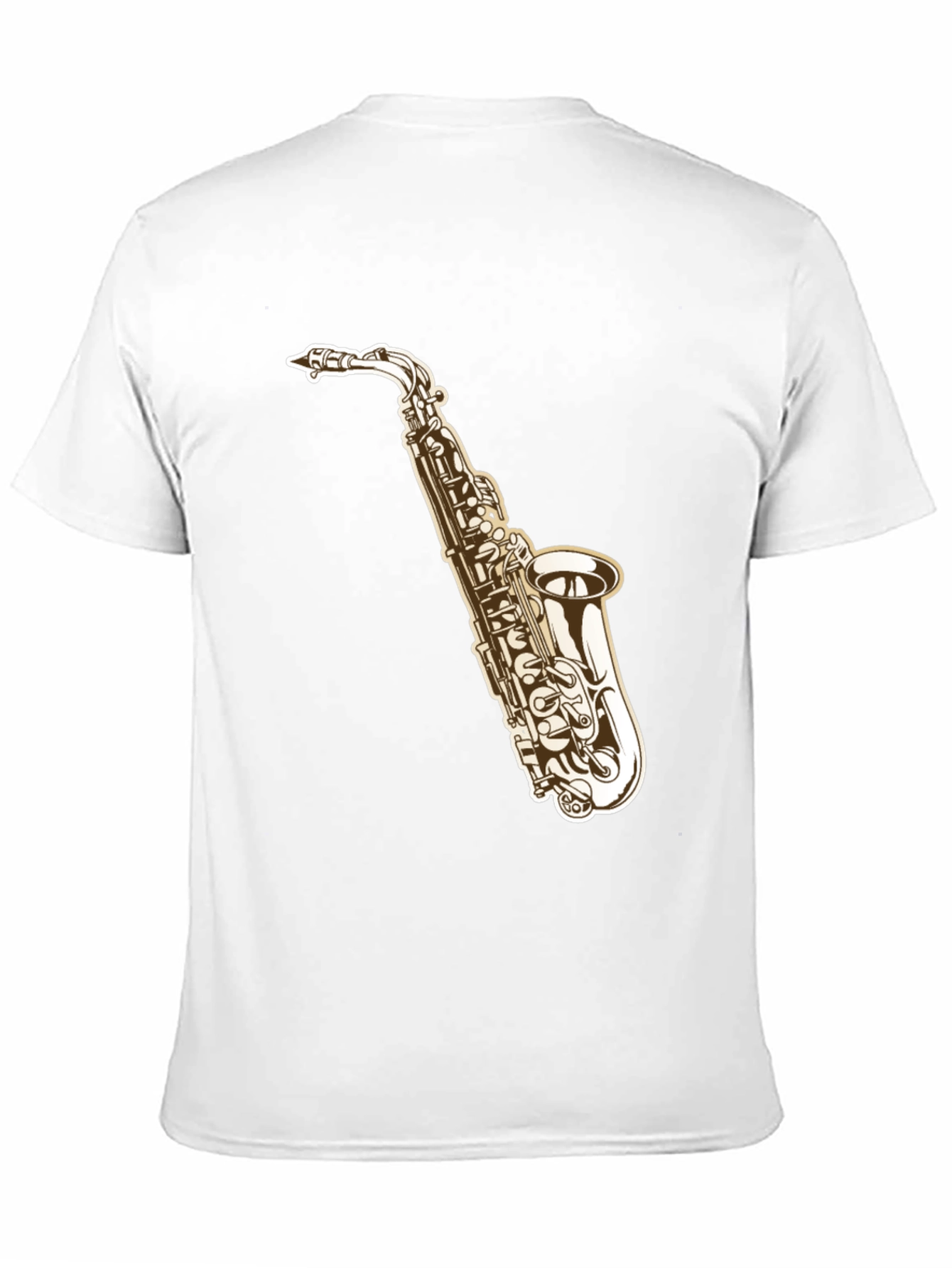 Saxophone Graphic Tee - Cool Musical Shirt
