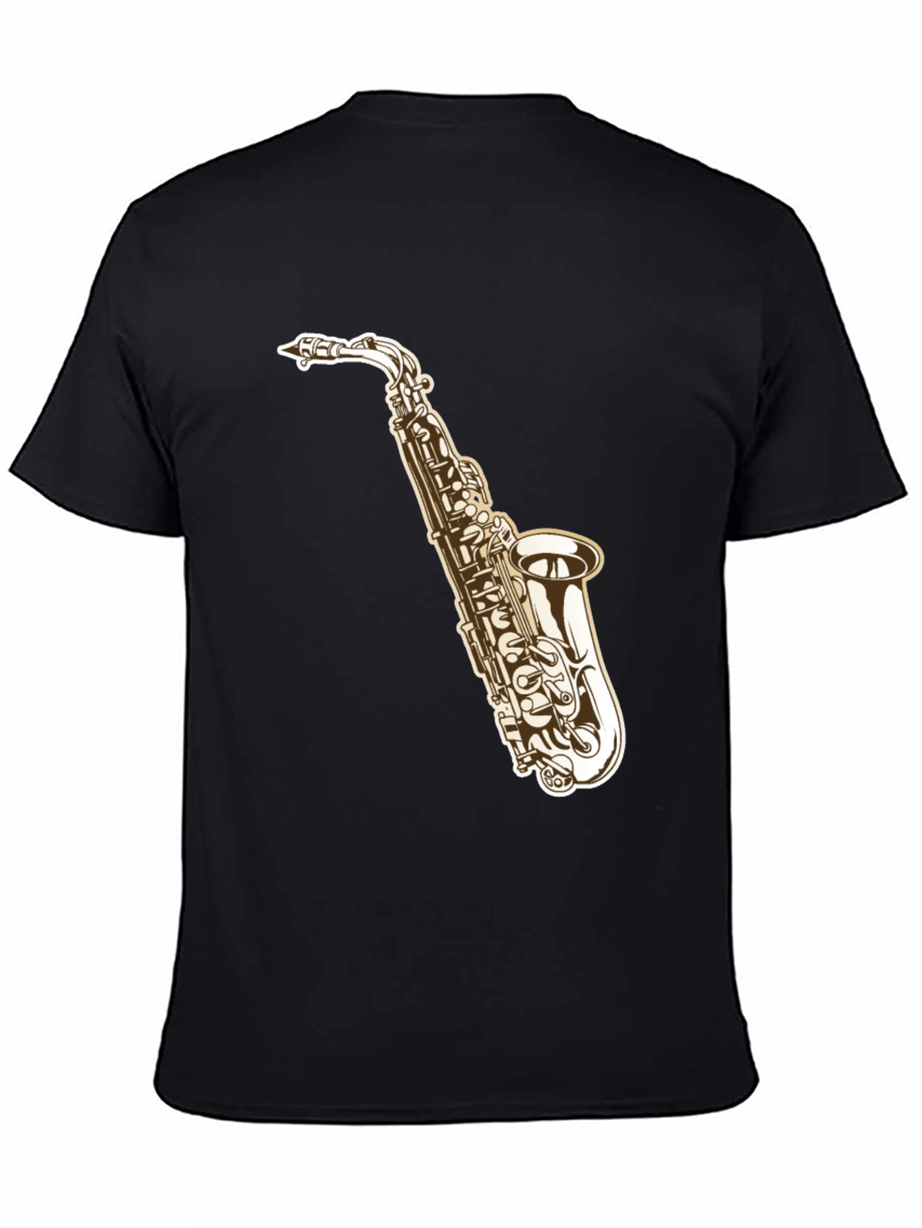 Saxophone Graphic Tee - Cool Musical Shirt