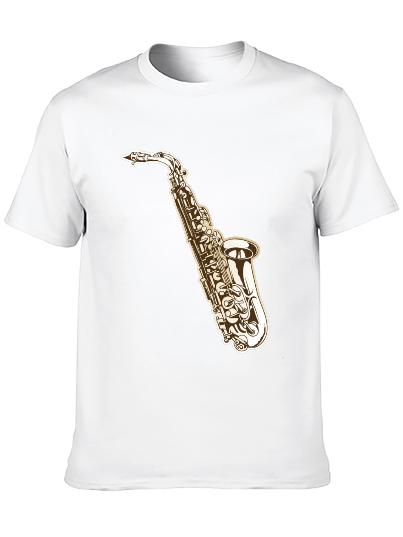 Saxophone Graphic Tee - Cool Musical Shirt