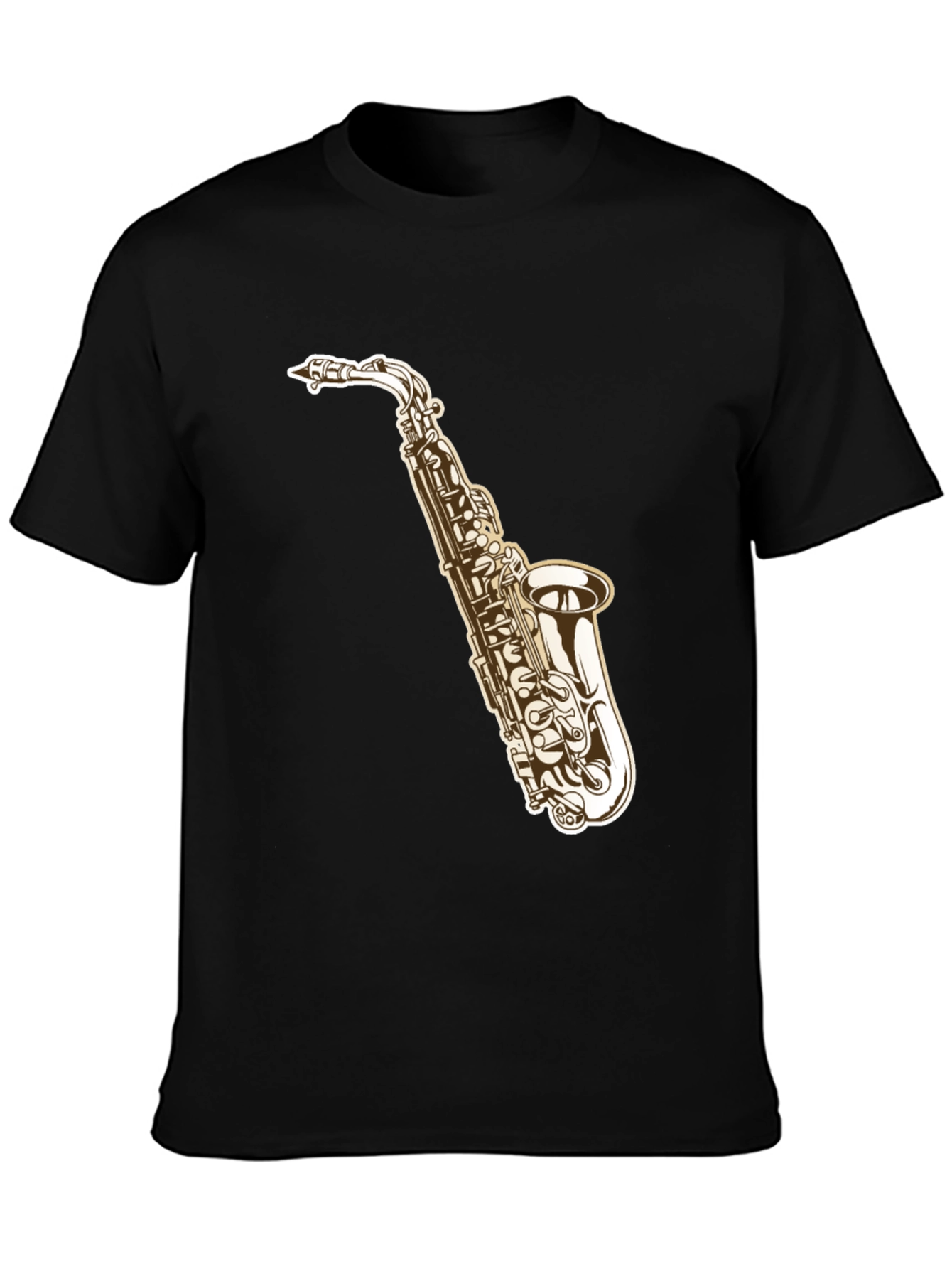 Saxophone Graphic Tee - Cool Musical Shirt