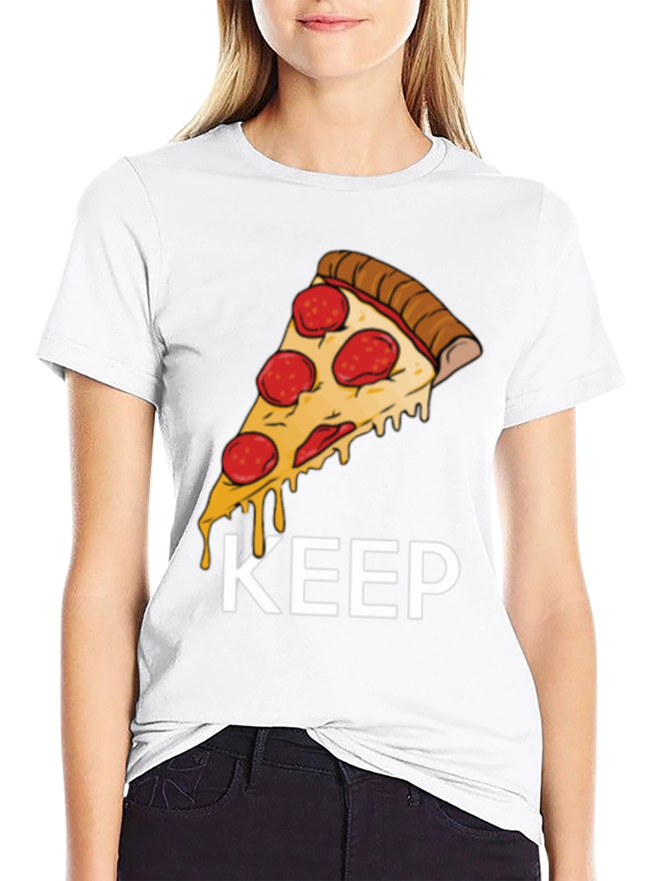 Pizza Slice Graphic Tee - Keep It Cheesy!