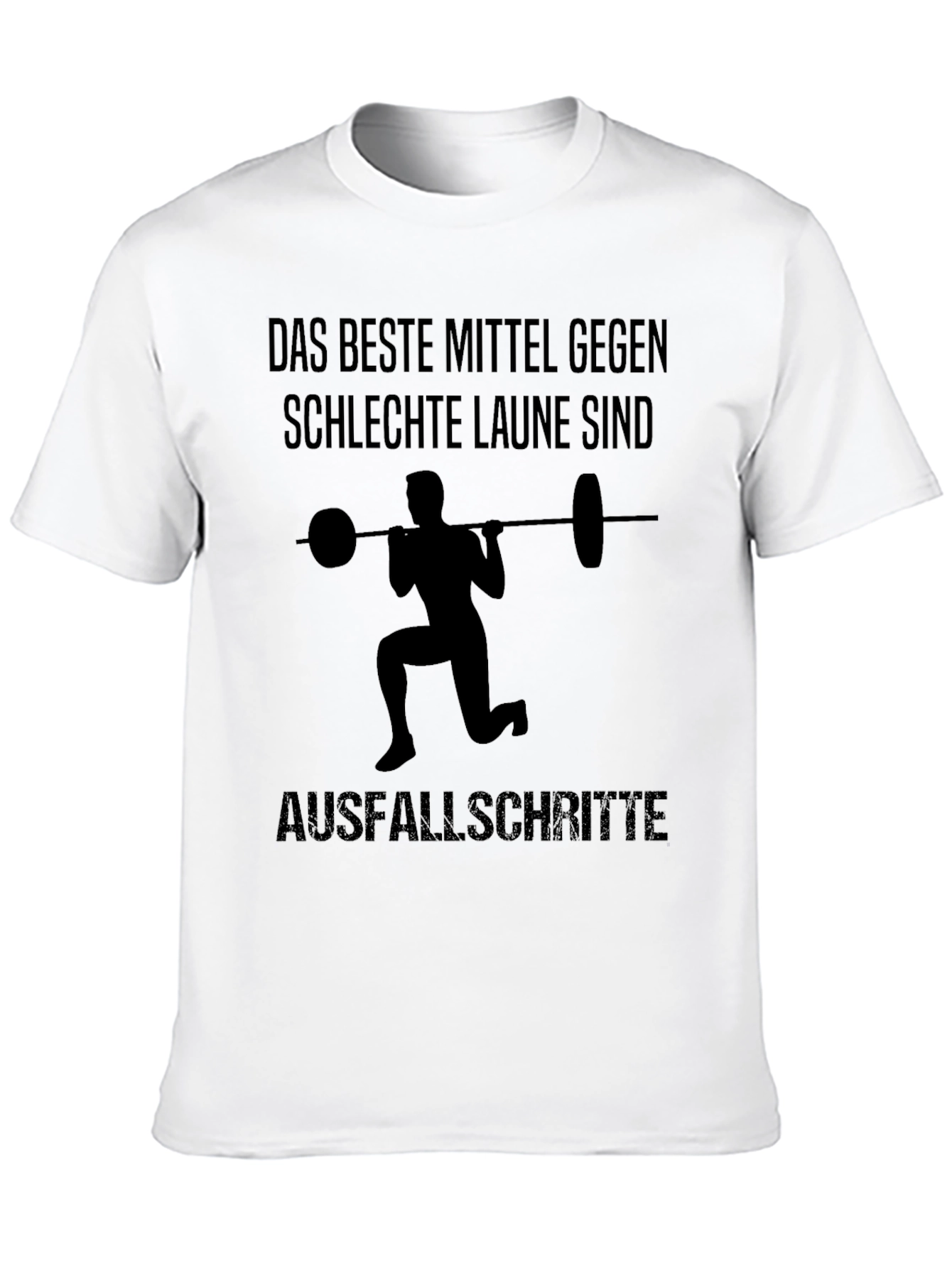 Humorous Weightlifting Tee - Good Mood Remedy