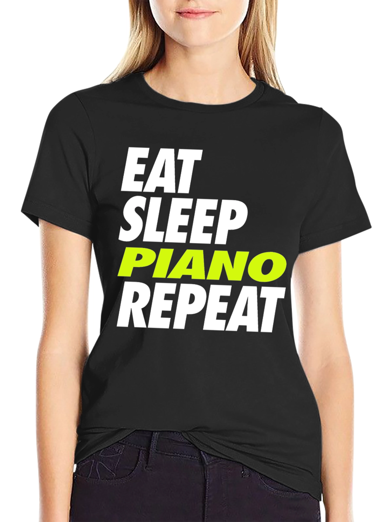 Eat Sleep Piano Repeat T-Shirt