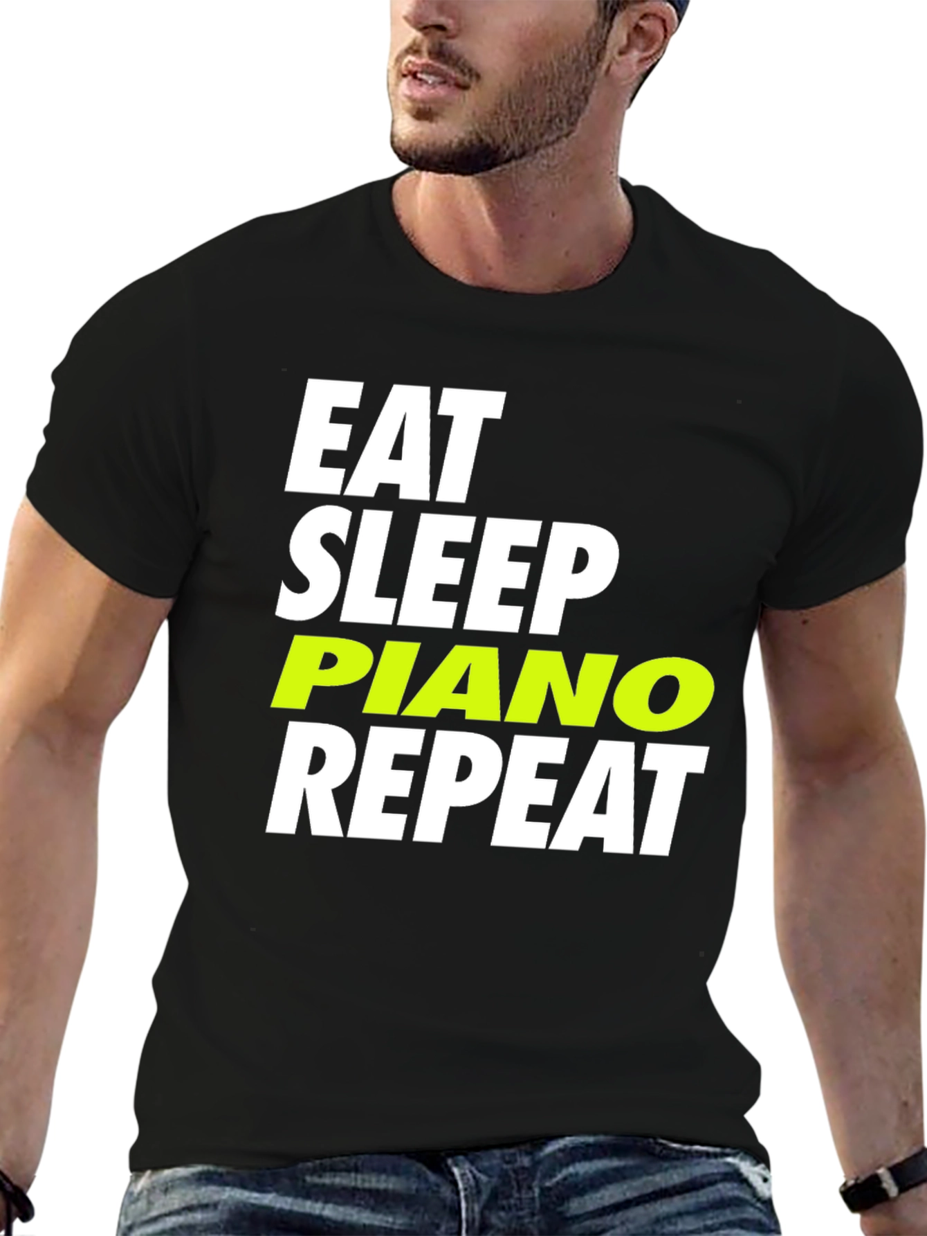 Eat Sleep Piano Repeat T-Shirt