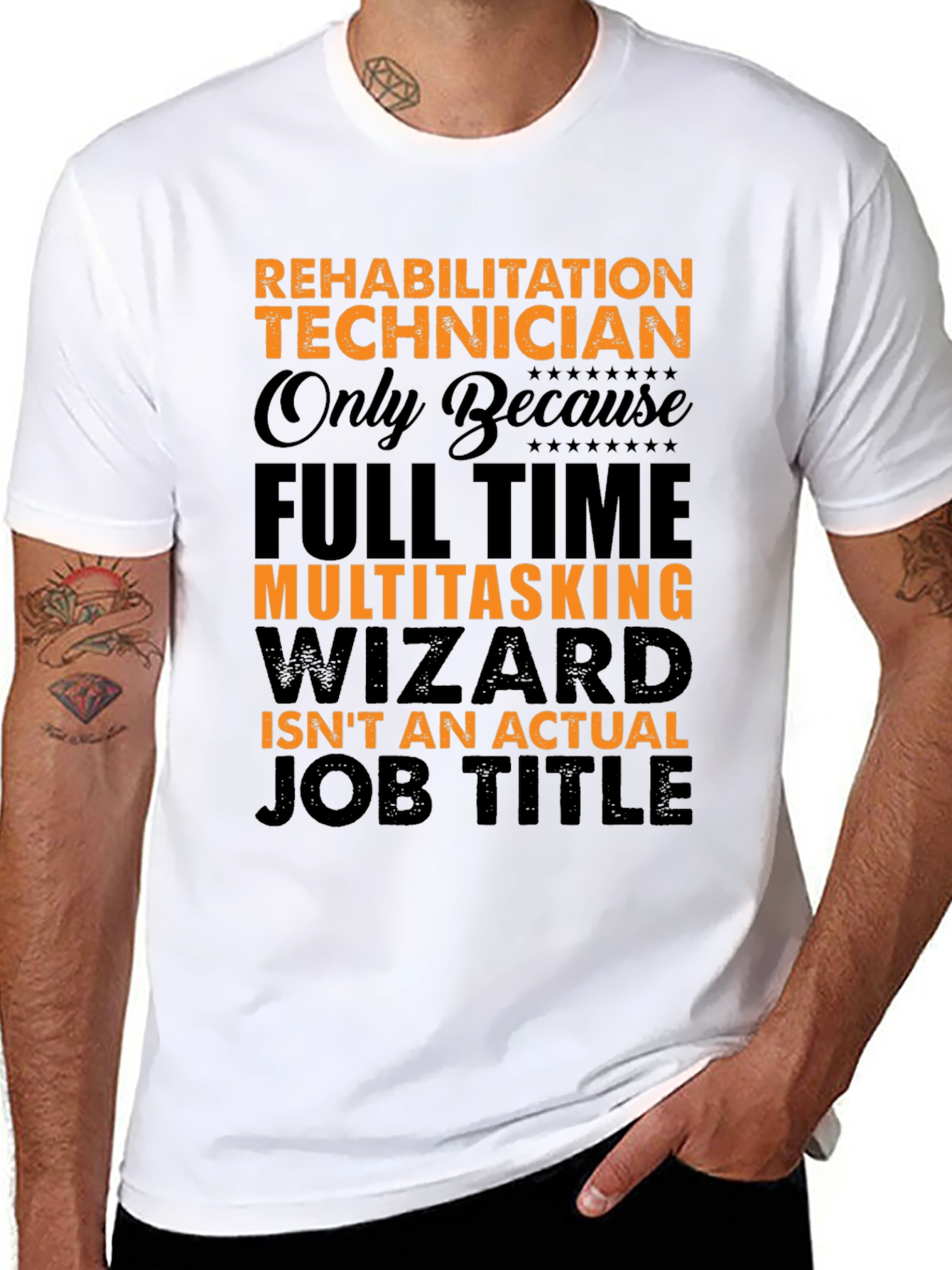 Rehabilitation Technician Funny Job Title T-Shirt