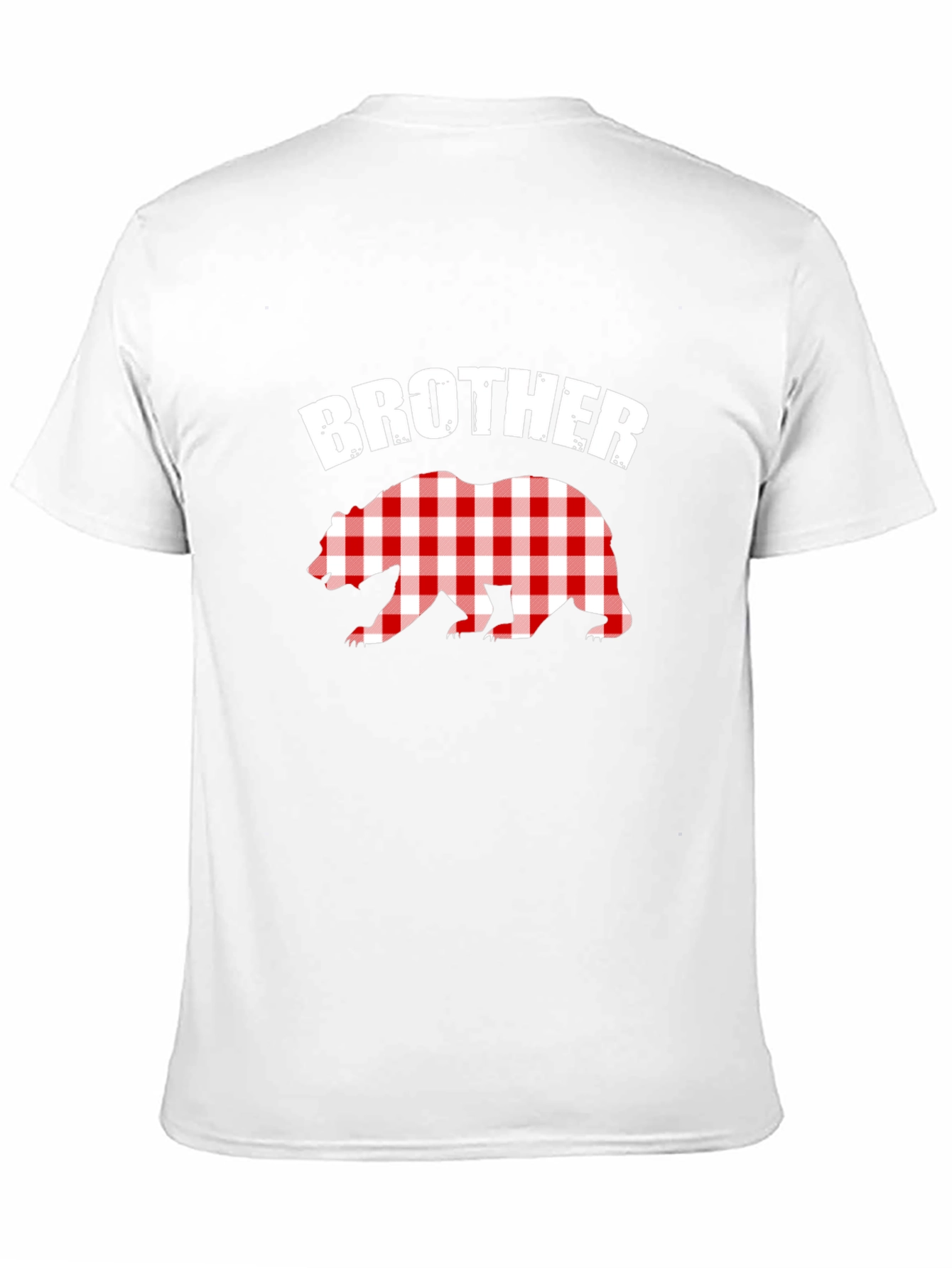 Brother Bear Plaid Graphic Tee - Black