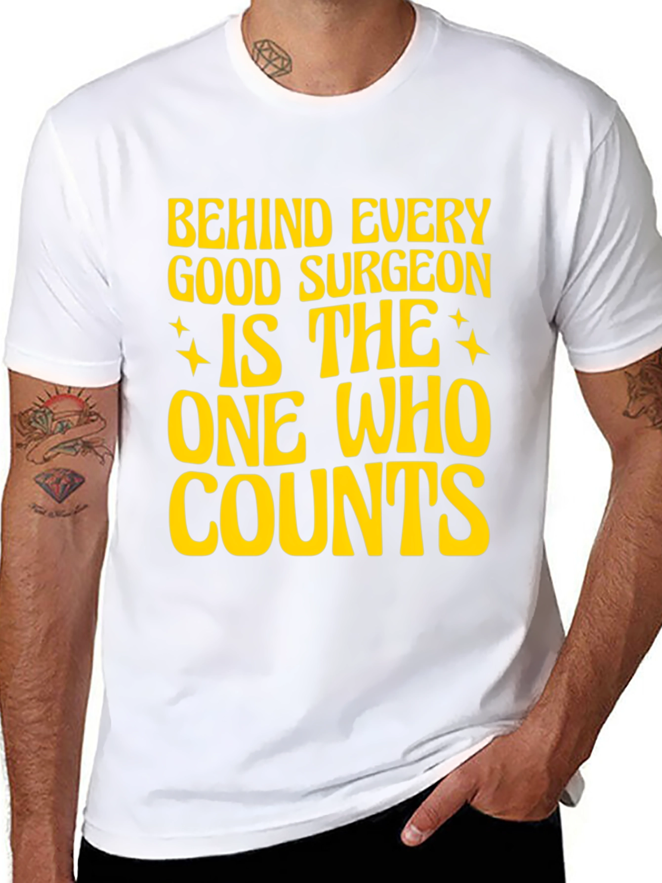 Surgeons Assistant T-Shirt - The One Who Counts