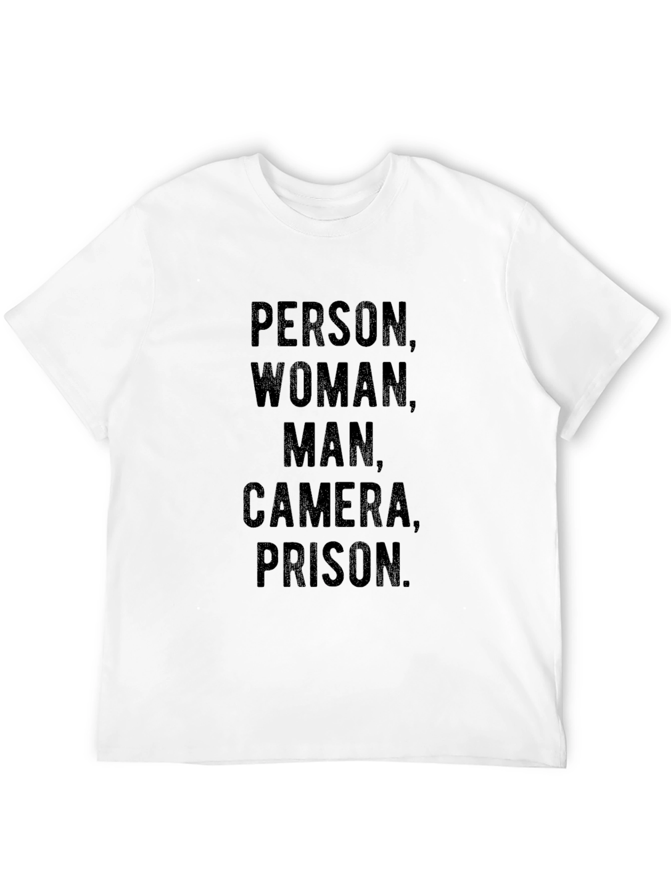 Person Woman Man Camera Prison T-Shirt