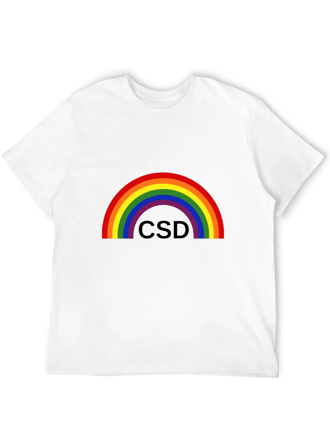 Rainbow CSD Pride T-Shirt - Black