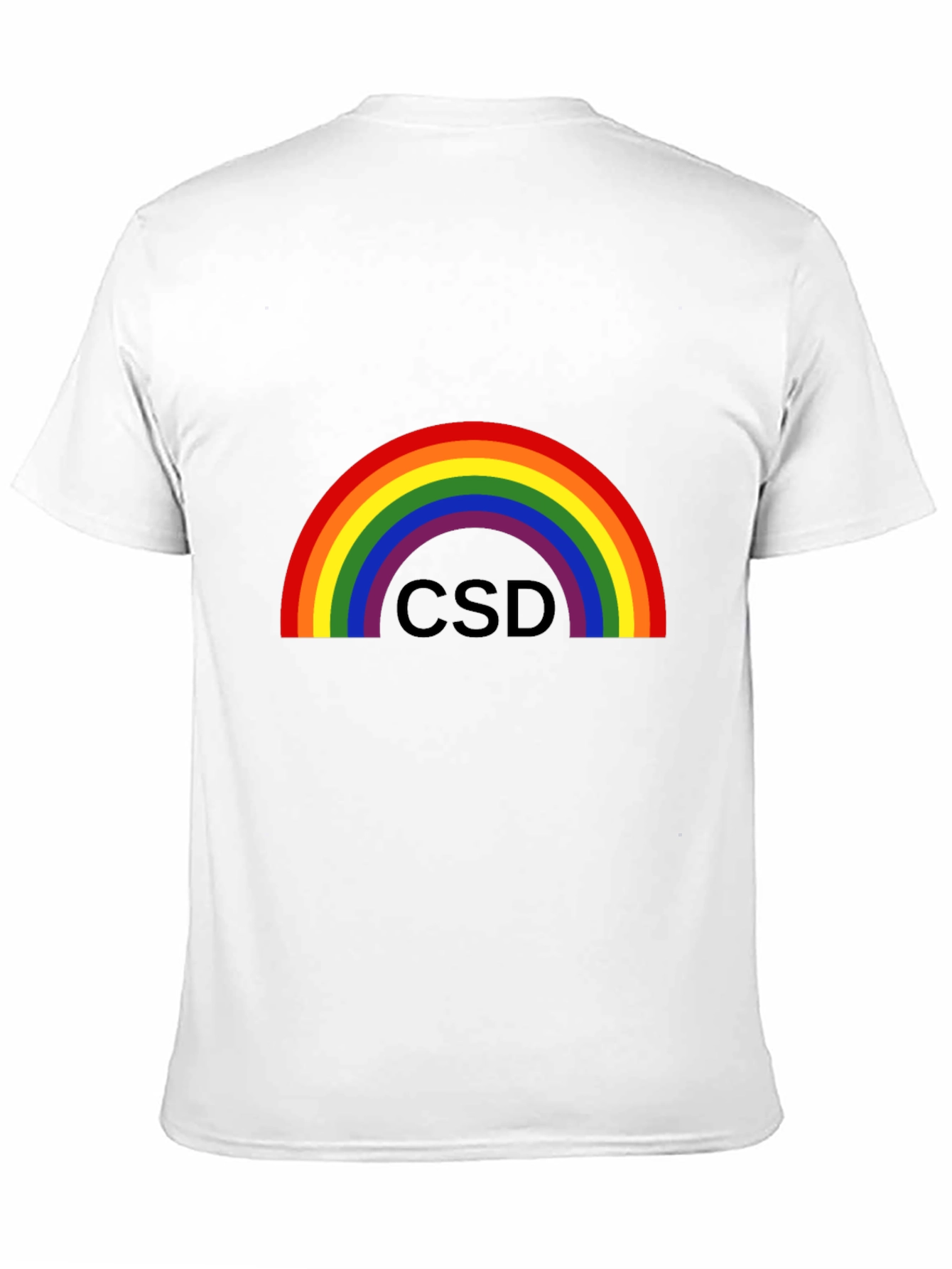 Rainbow CSD Pride T-Shirt - Black