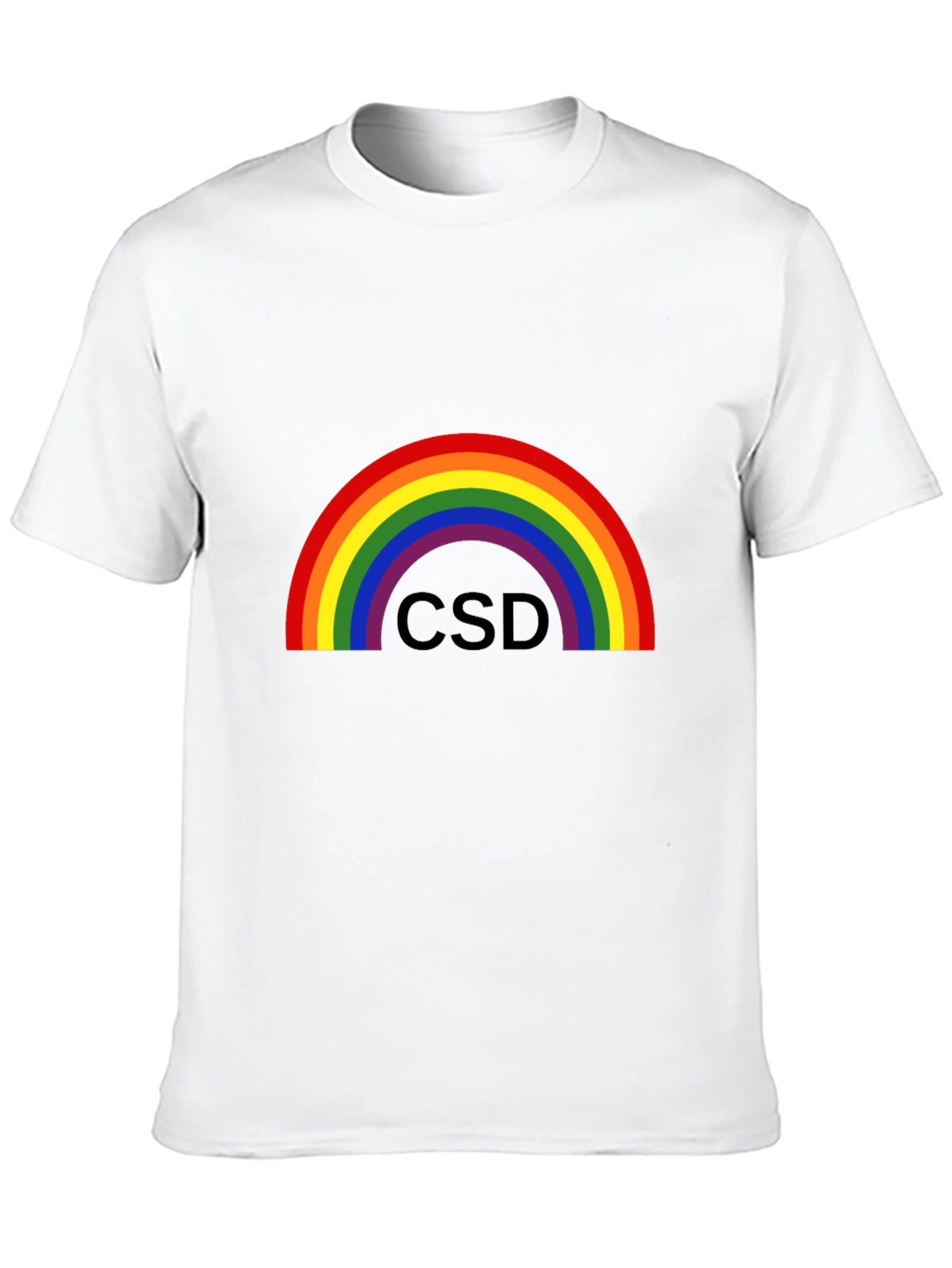 Rainbow CSD Pride T-Shirt - Black