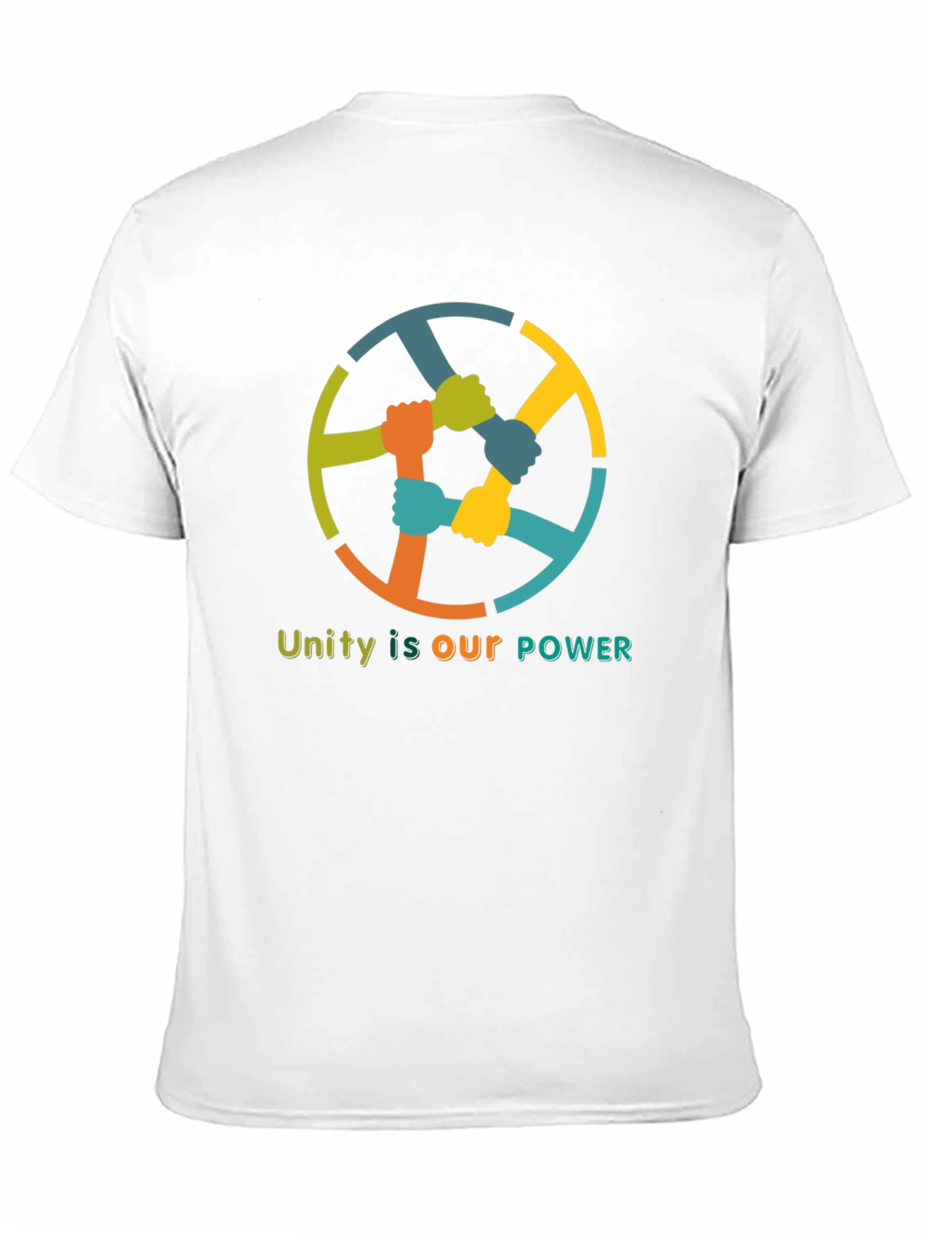 Unity Power T-Shirt - Strength in Togetherness Graphic Tee