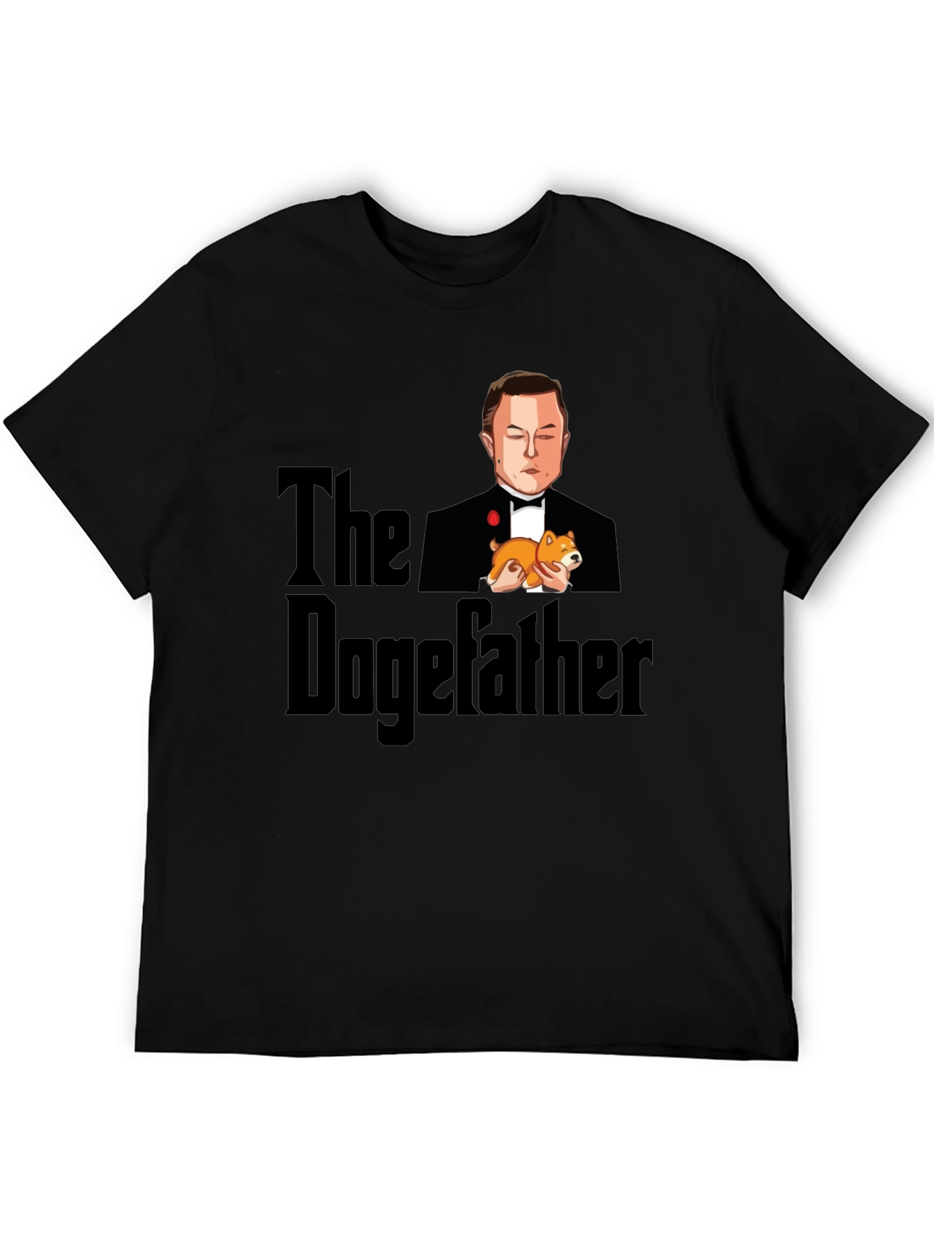 The Dogefather T-Shirt - Elon Musk Parody Tee