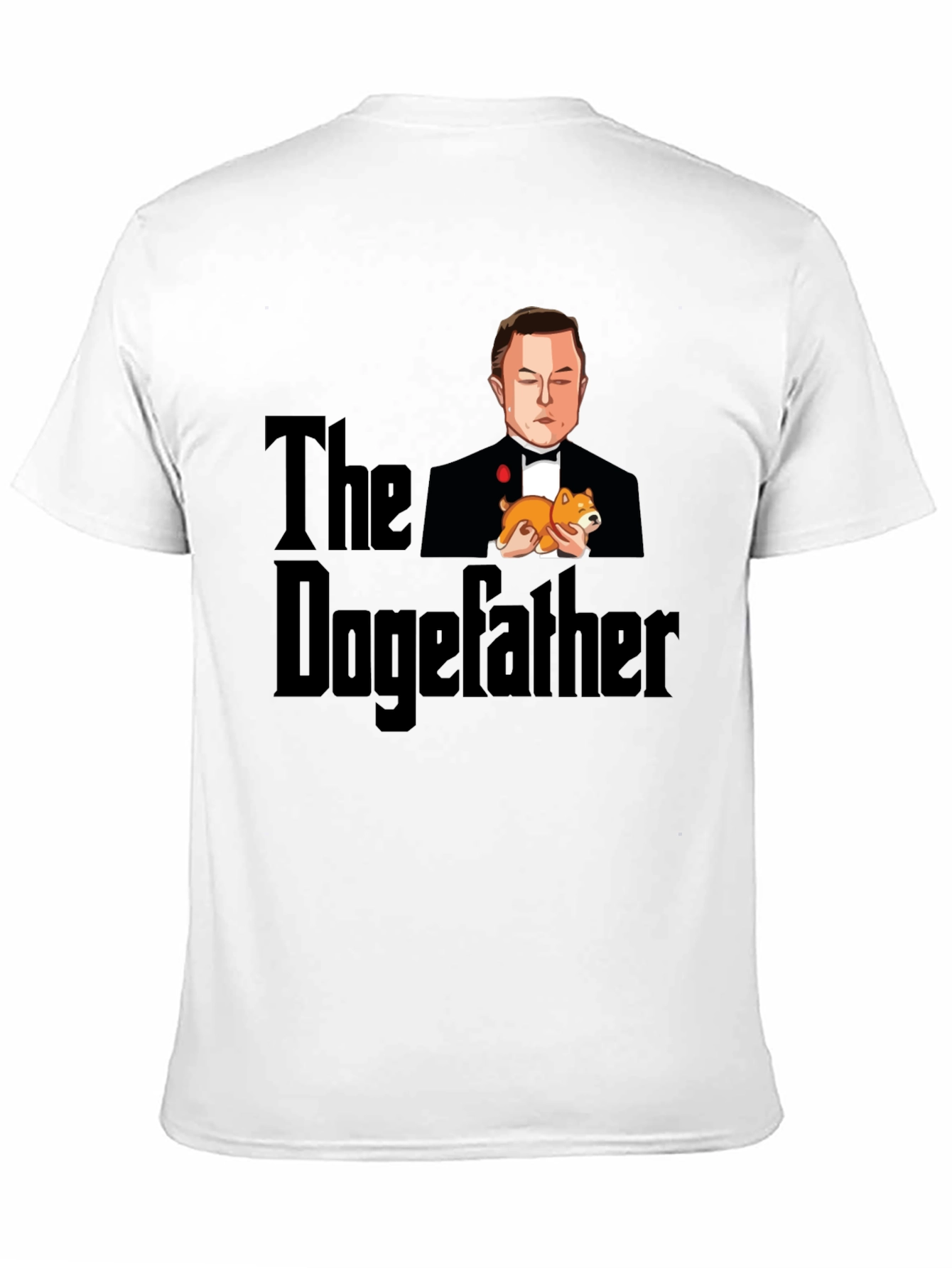 The Dogefather T-Shirt - Elon Musk Parody Tee