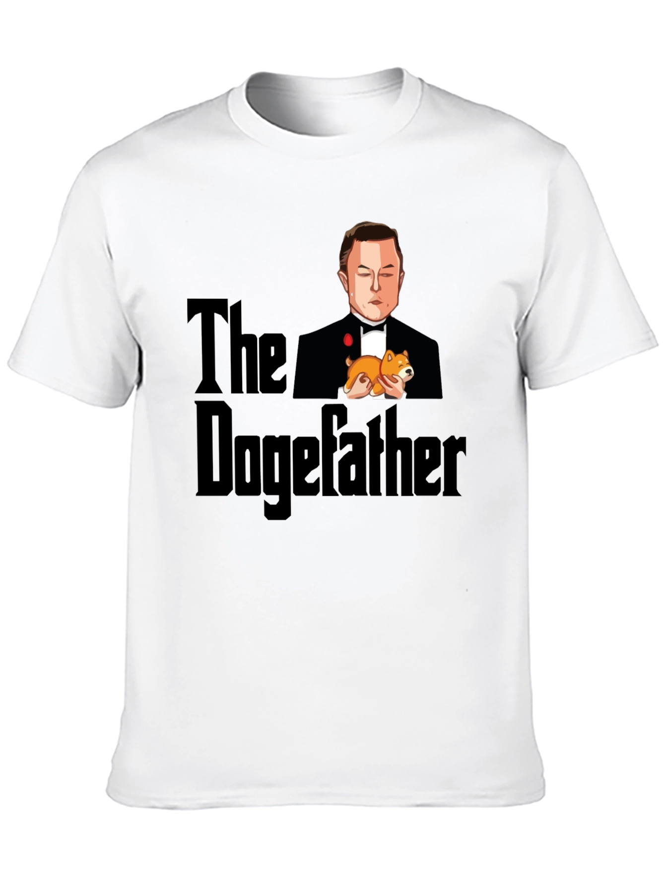 The Dogefather T-Shirt - Elon Musk Parody Tee
