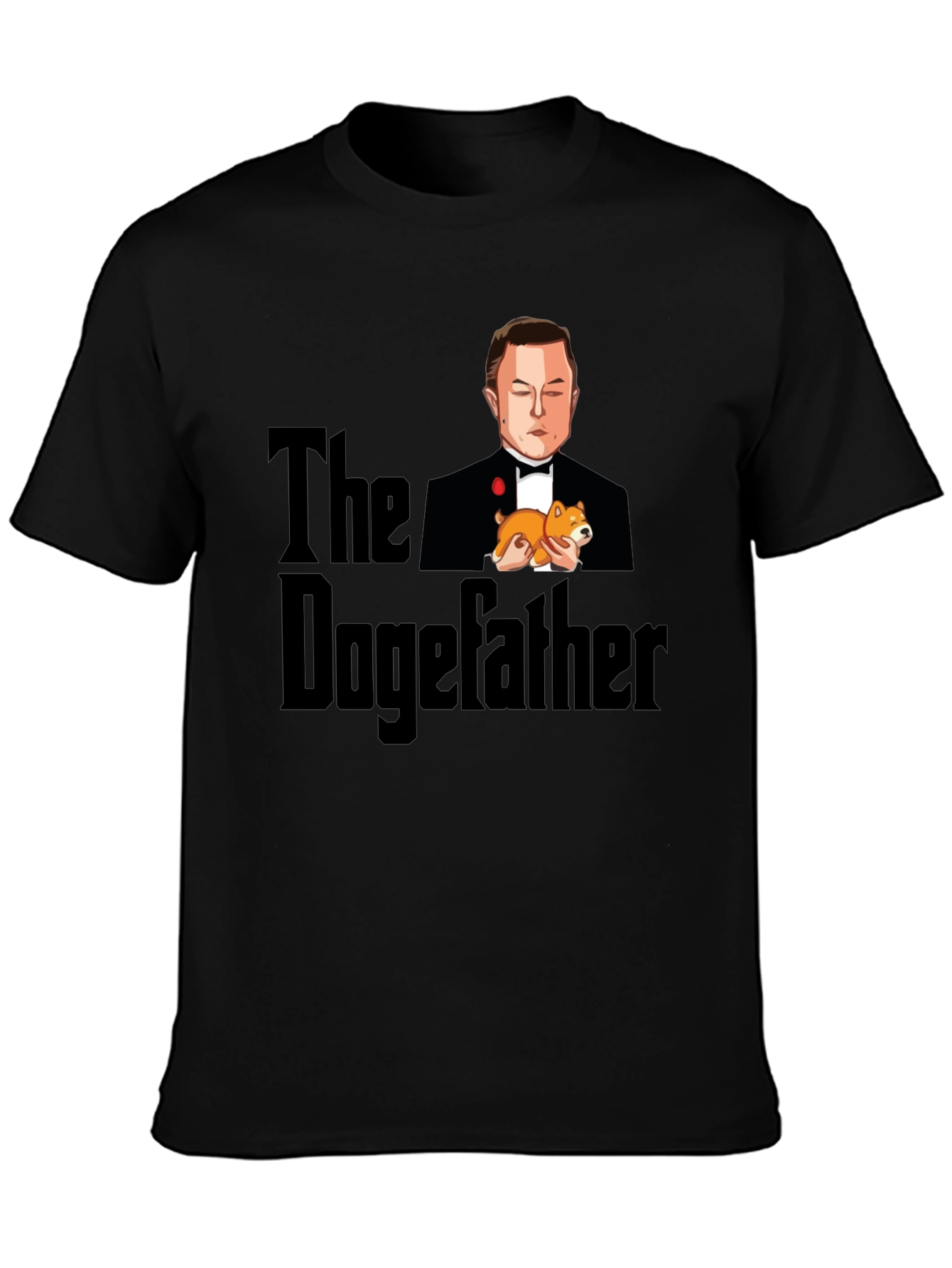 The Dogefather T-Shirt - Elon Musk Parody Tee