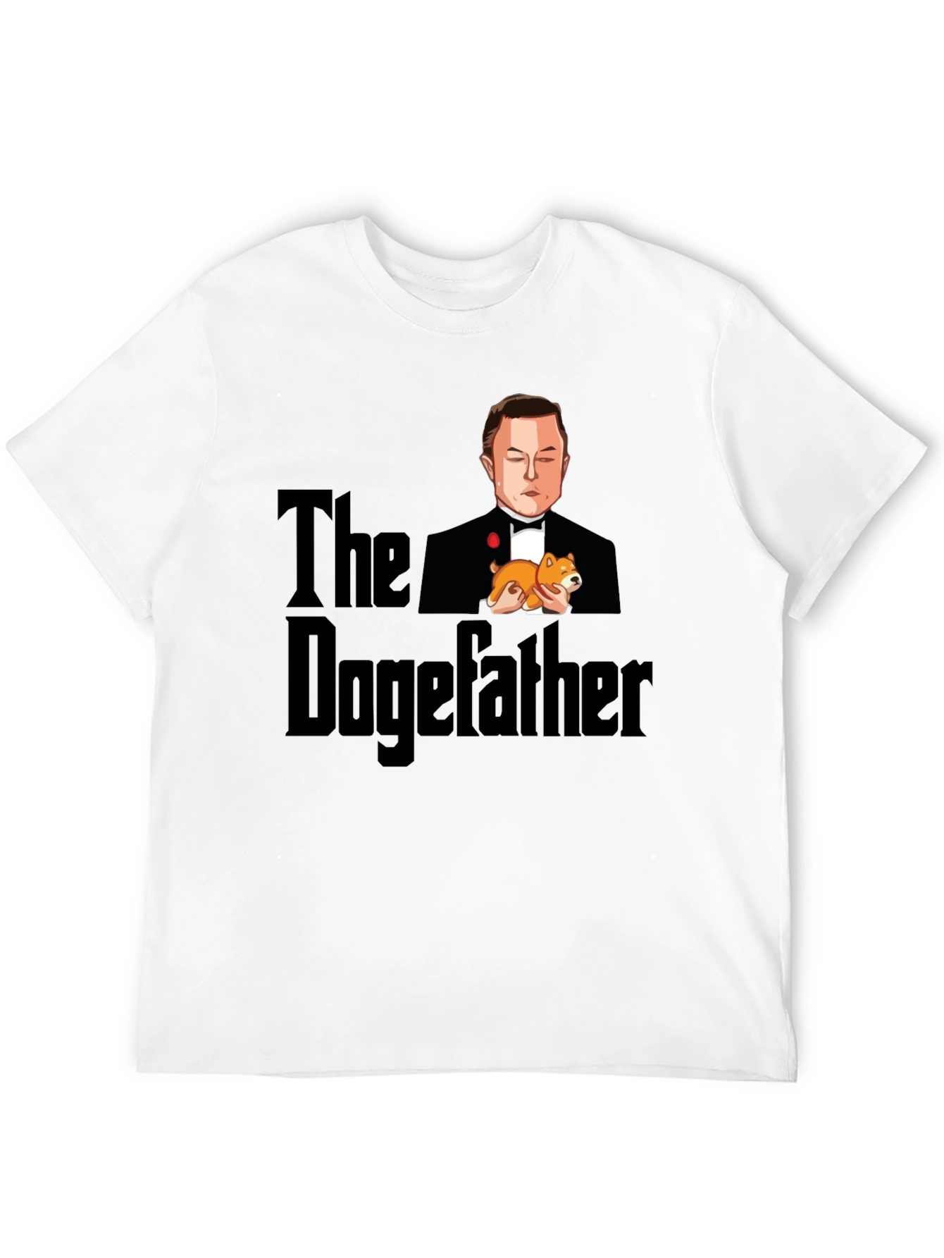 The Dogefather T-Shirt - Elon Musk Parody Tee