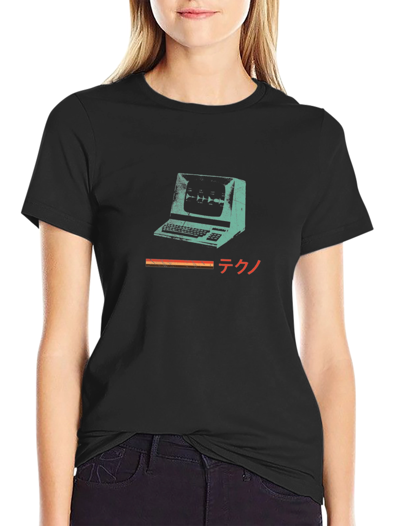Retro Techno Computer T-Shirt