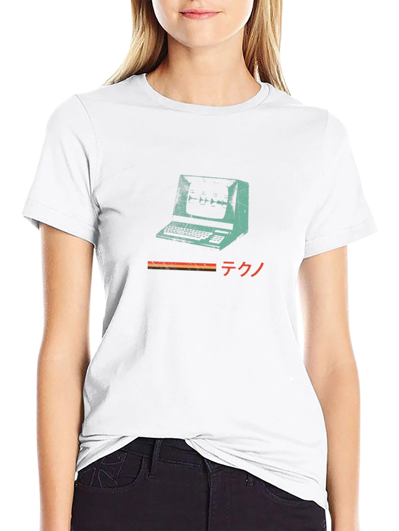 Retro Techno Computer T-Shirt